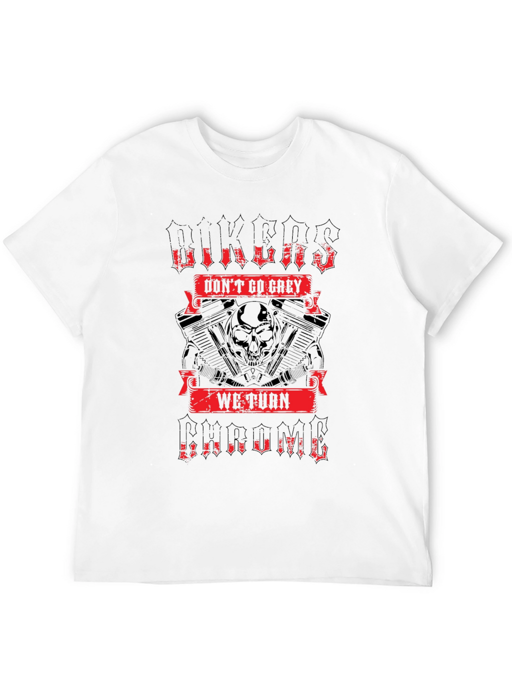 Biker Chrome Graphic T-Shirt