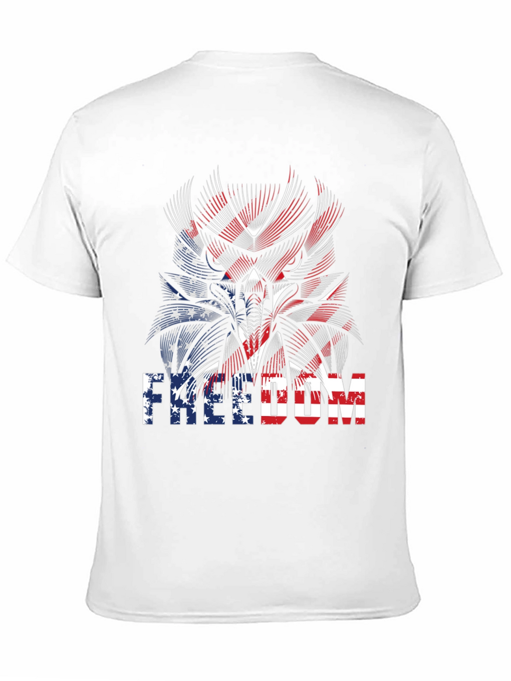 Freedom American Flag Graphic T-Shirt