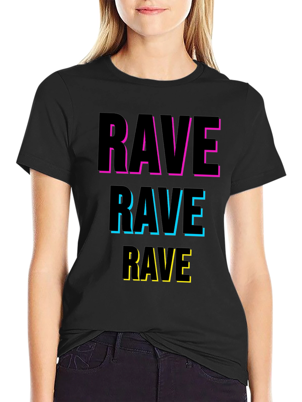 Rave Graphic Tee - Bold Party T-Shirt