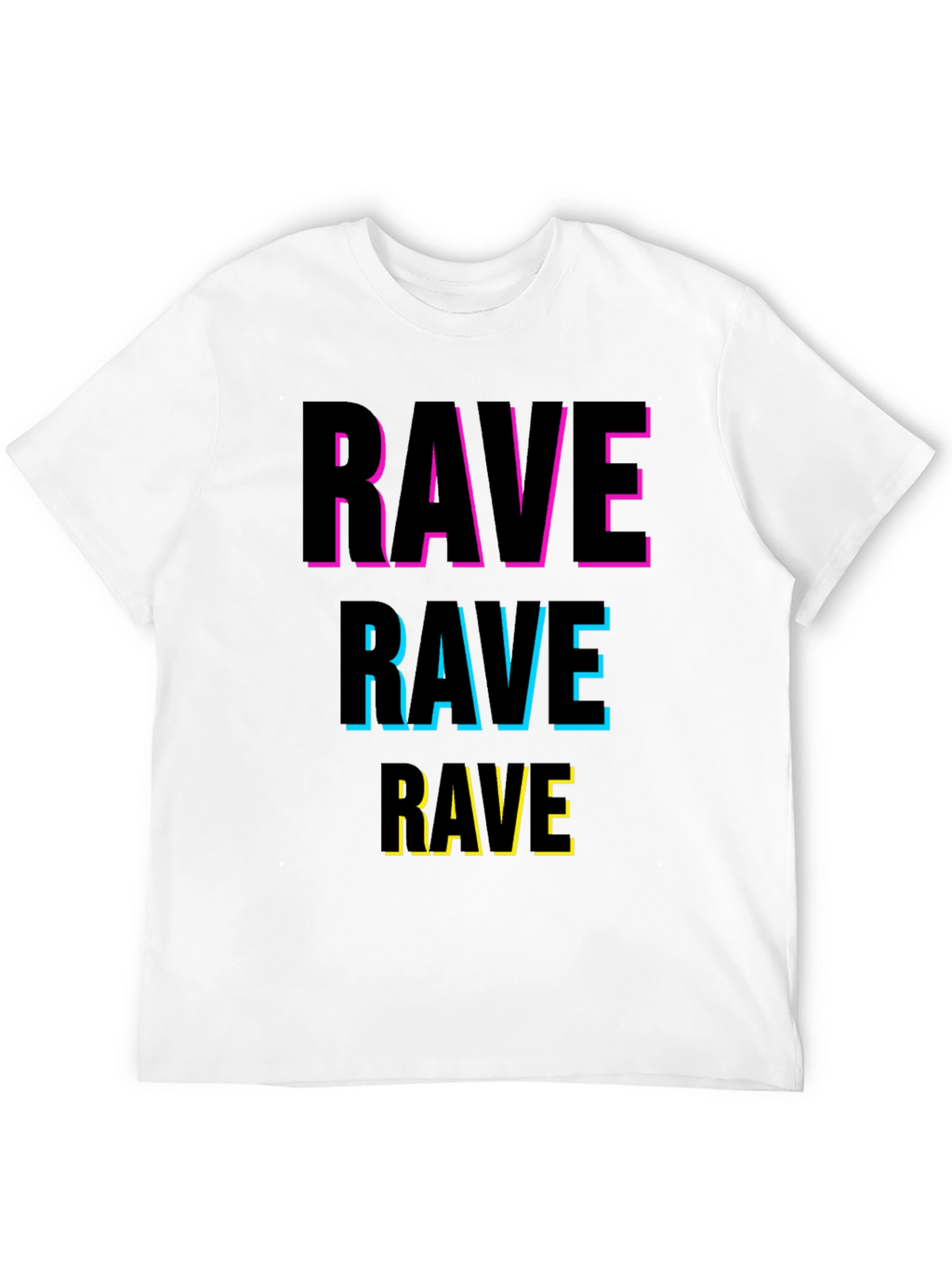 Rave Graphic Tee - Bold Party T-Shirt