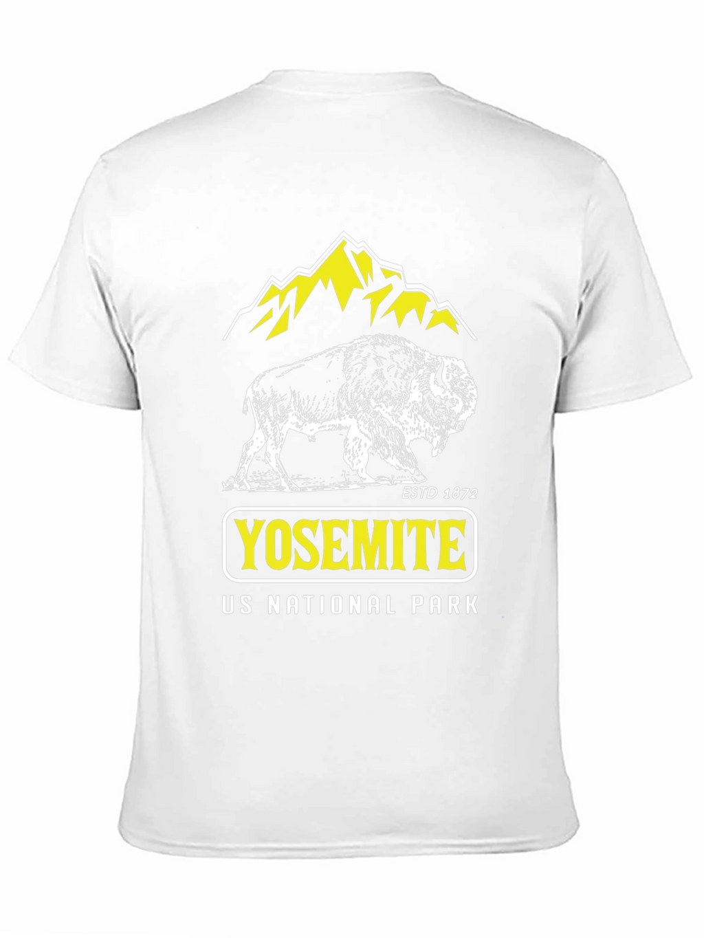 Yosemite National Park Black Graphic T-Shirt