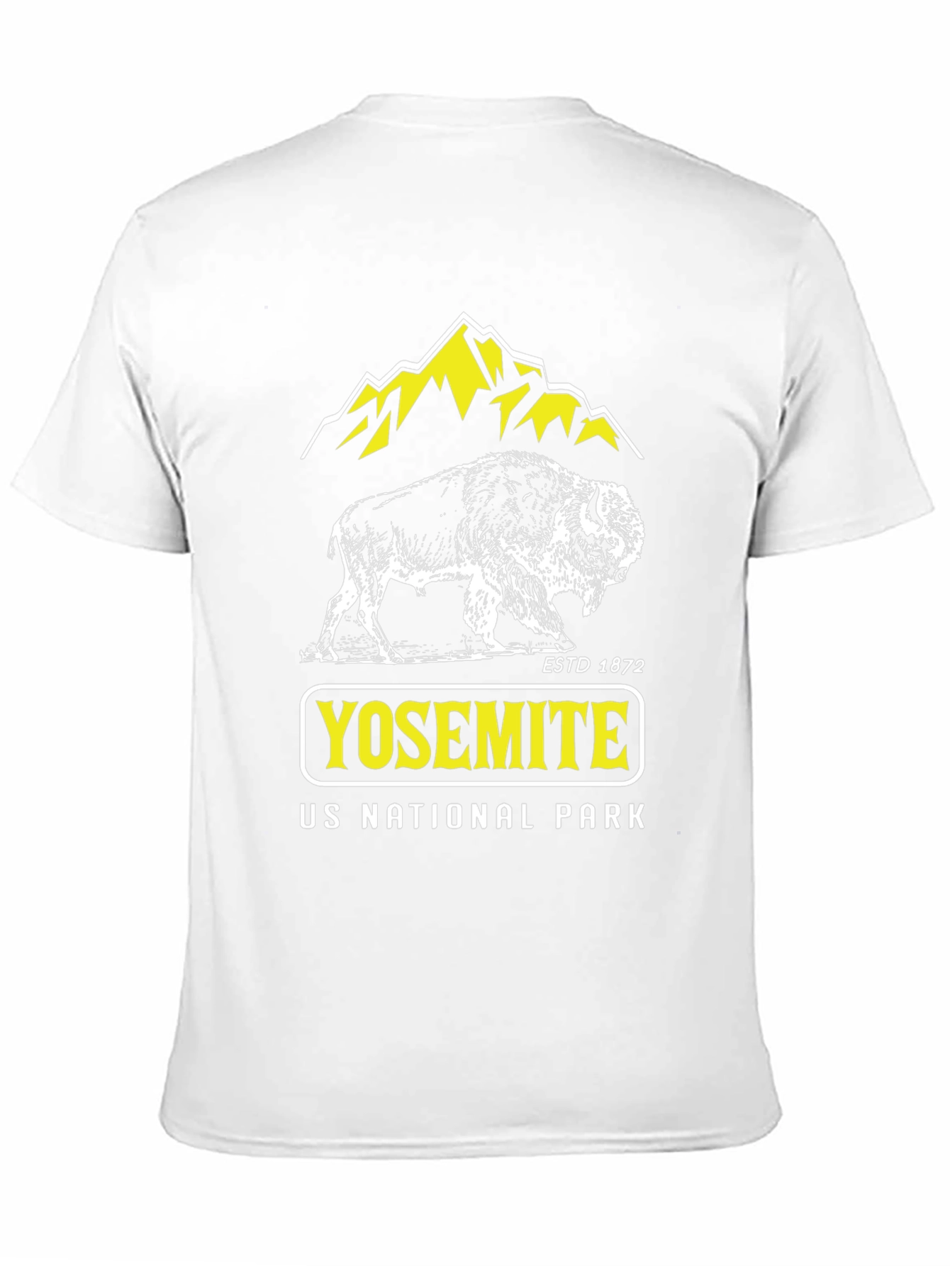 Yosemite National Park Black Graphic T-Shirt
