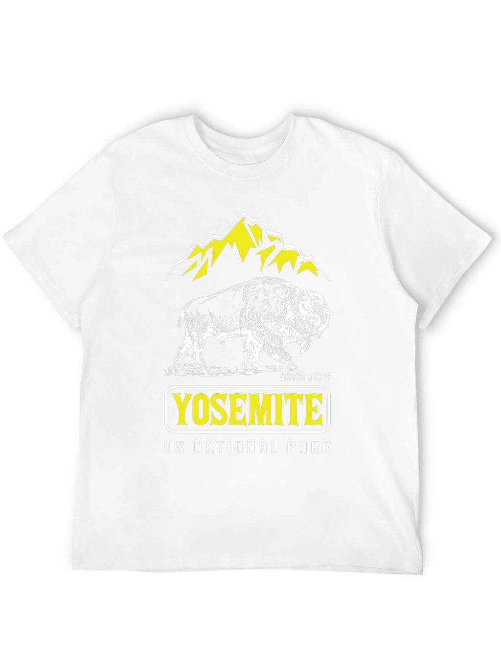 Yosemite National Park Black Graphic T-Shirt