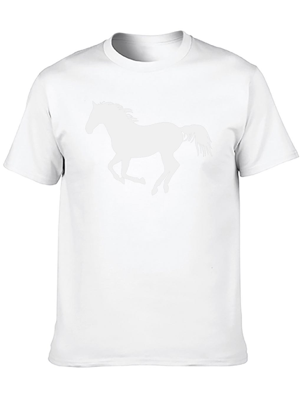 Black Horse Silhouette Graphic Tee
