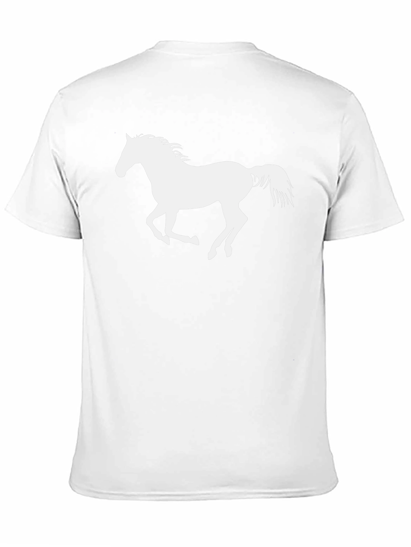Black Horse Silhouette Graphic Tee