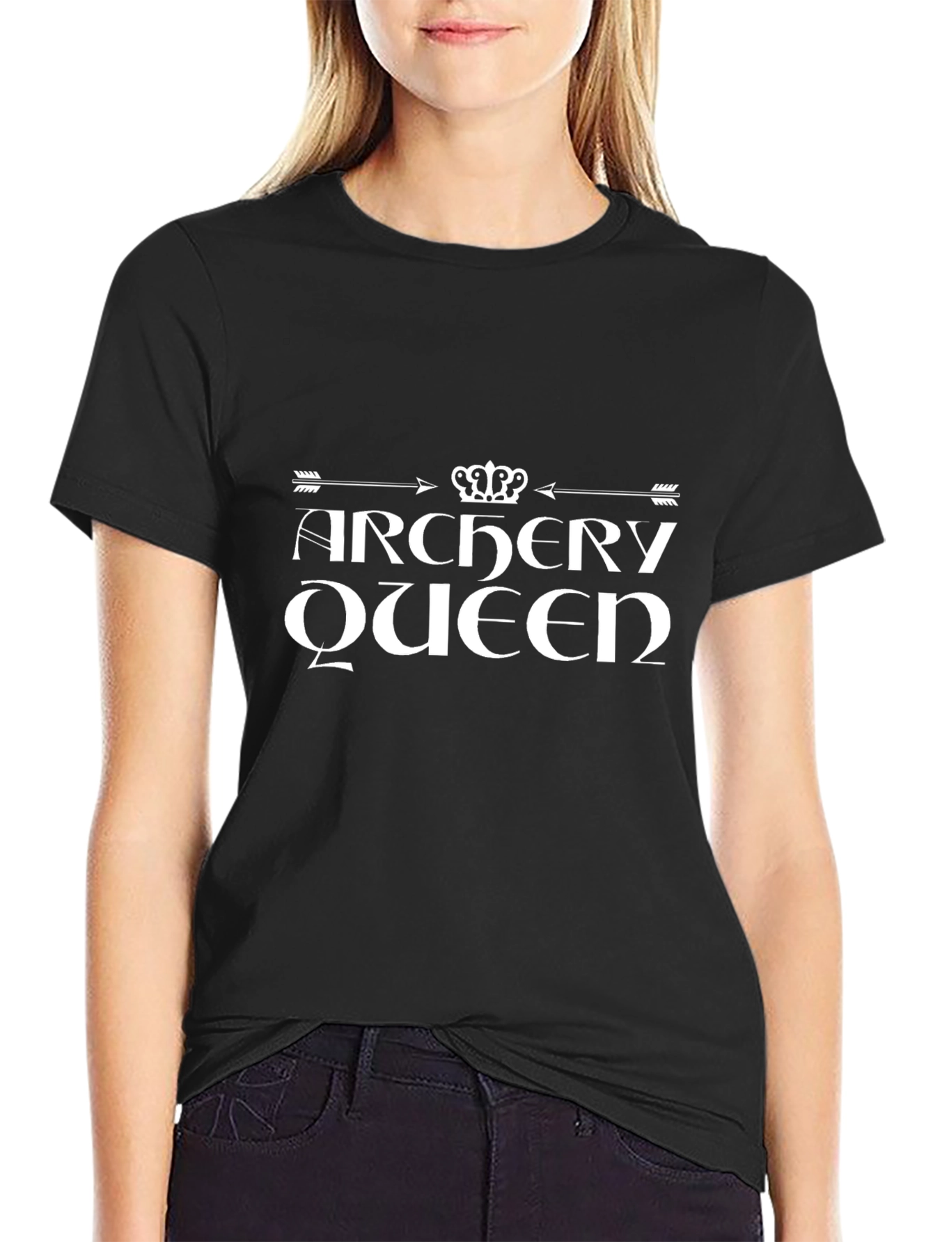 Archery Queen T-Shirt - Stylish Graphic Tee for Women