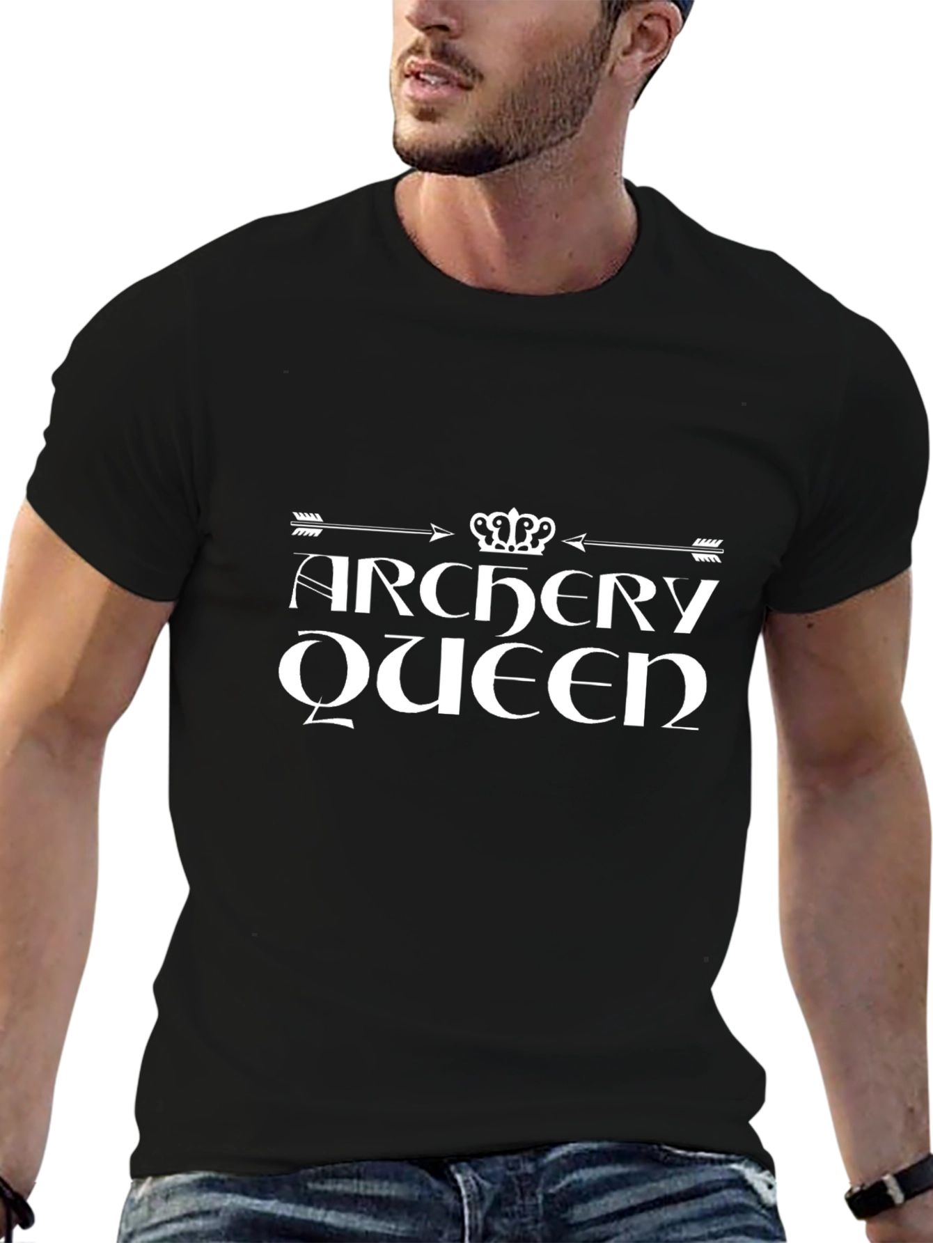 Archery Queen T-Shirt - Stylish Graphic Tee for Women