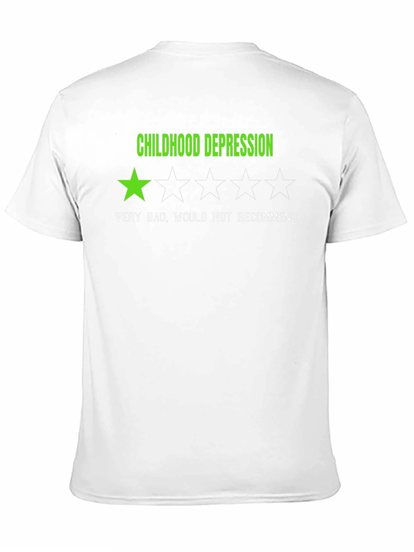 Childhood Depression - One Star Rating T-Shirt