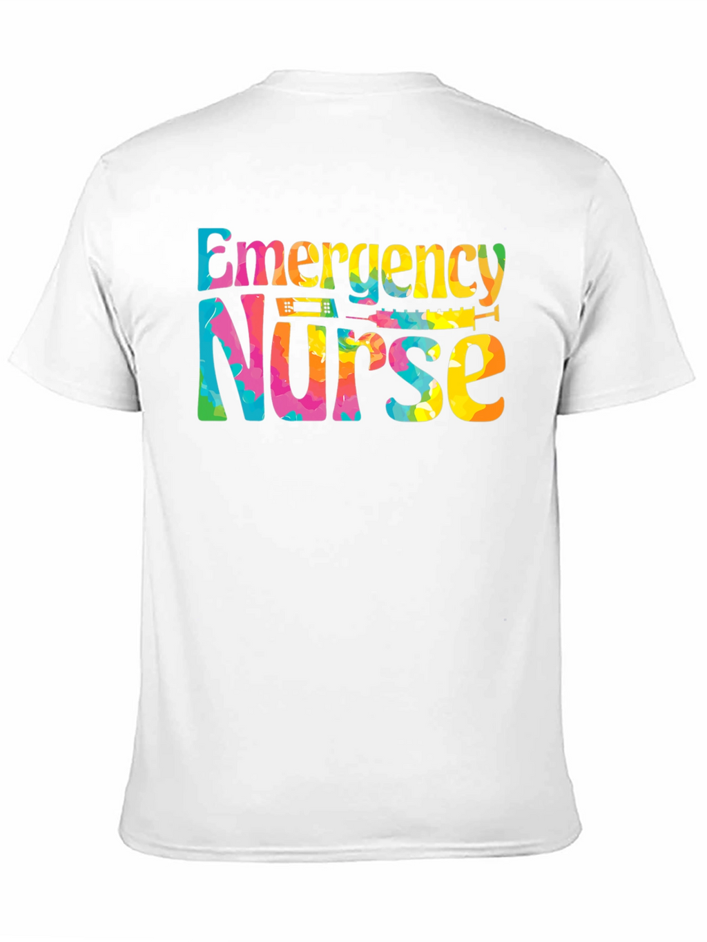Emergency Nurse T-Shirt - Tie Dye Design