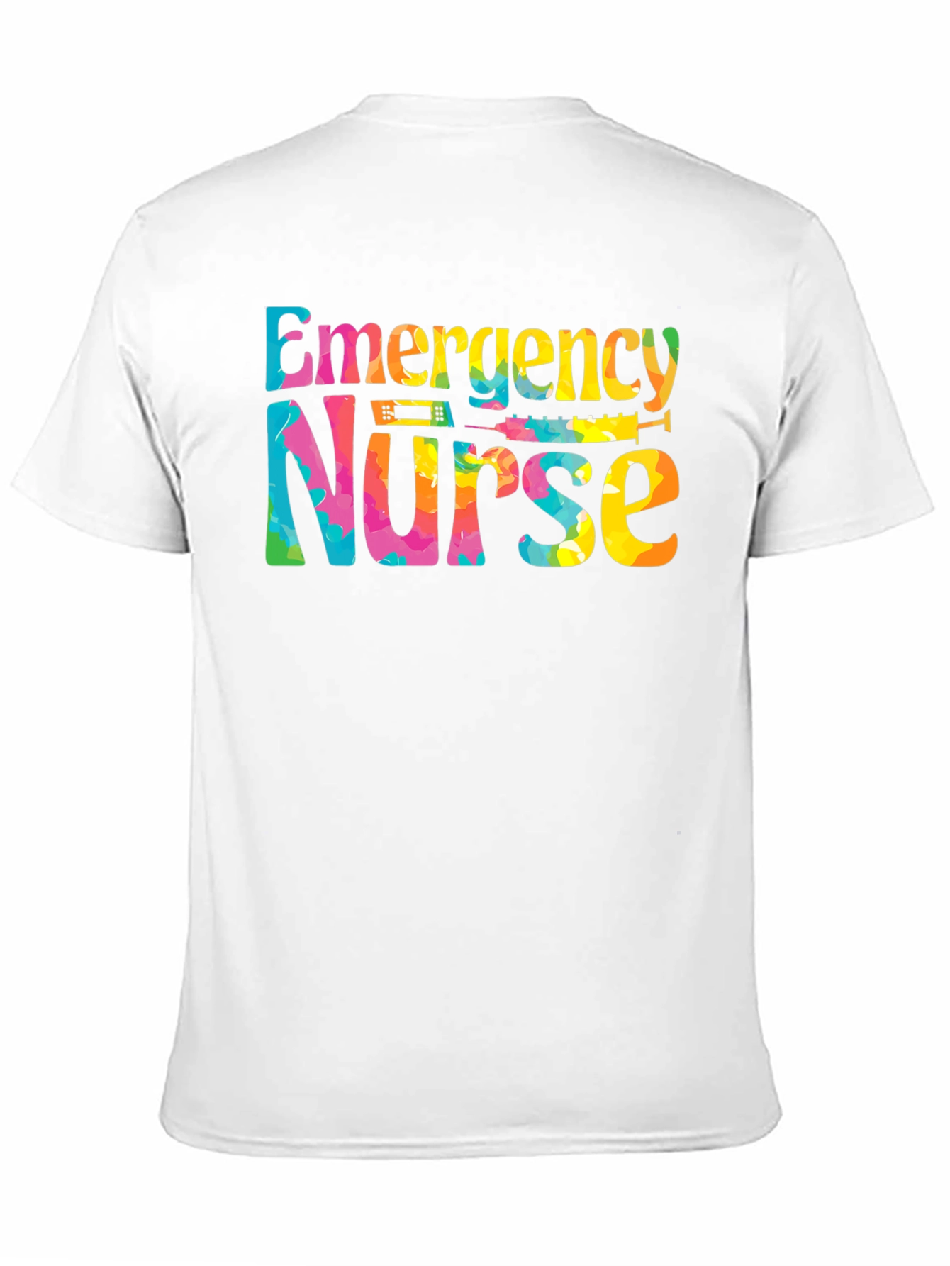Emergency Nurse T-Shirt - Tie Dye Design