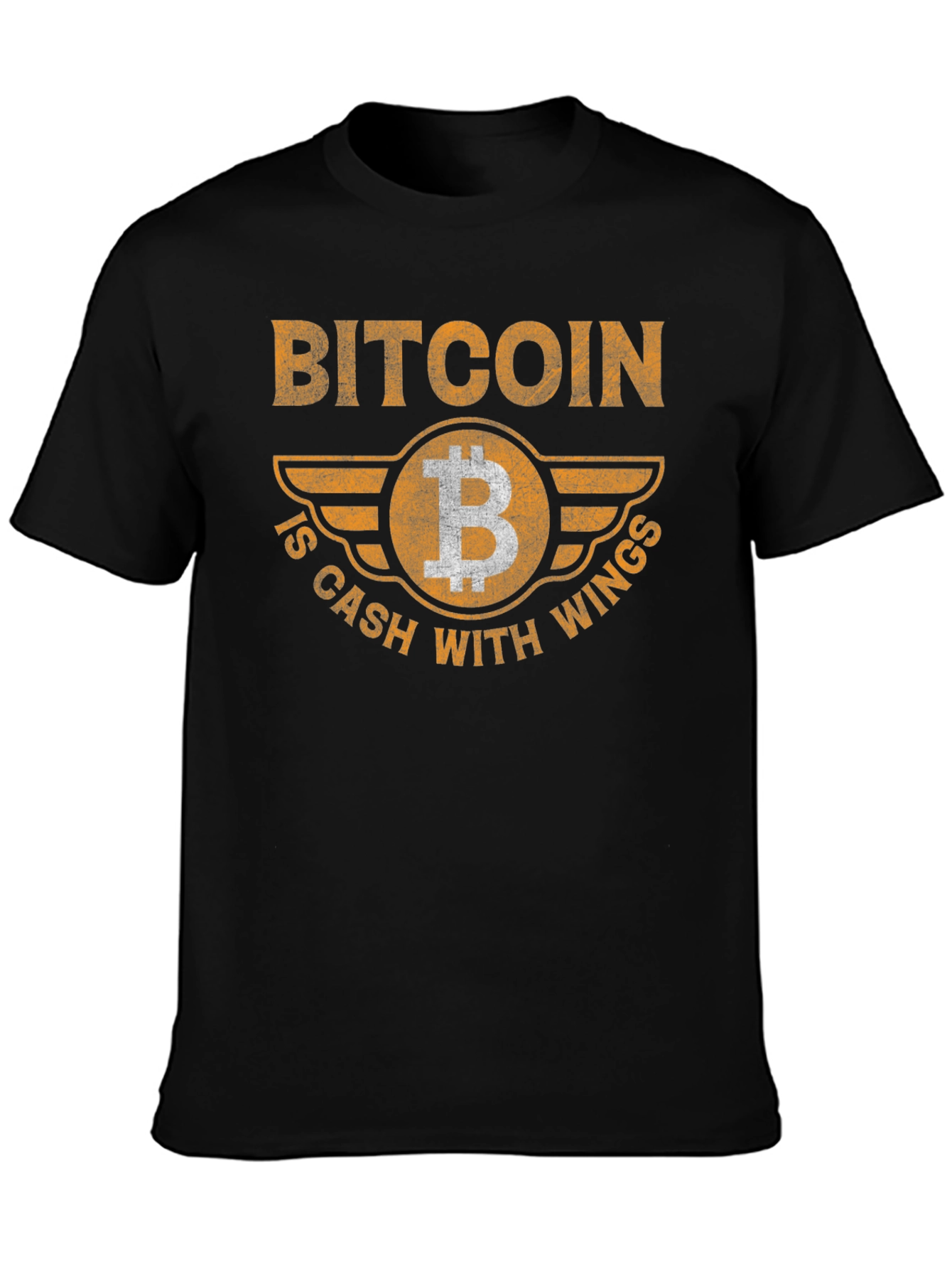 Bitcoin is Cash with Wings Graphic T-Shirt