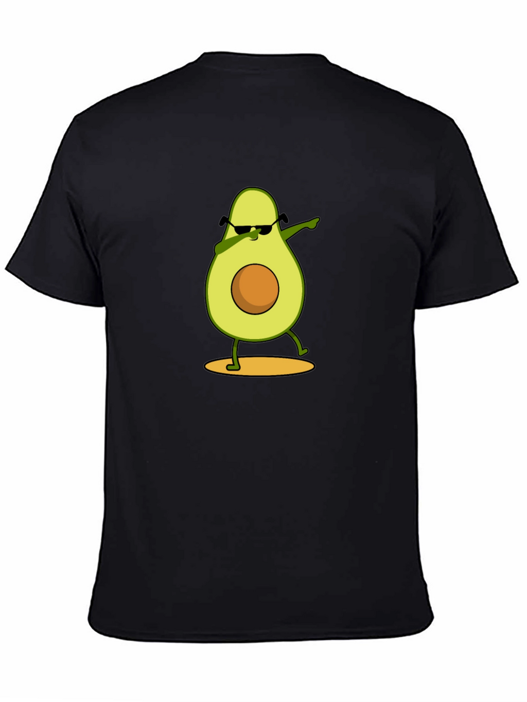Dabbing Avocado Graphic Tee - Funny Fruit Cartoon T-Shirt