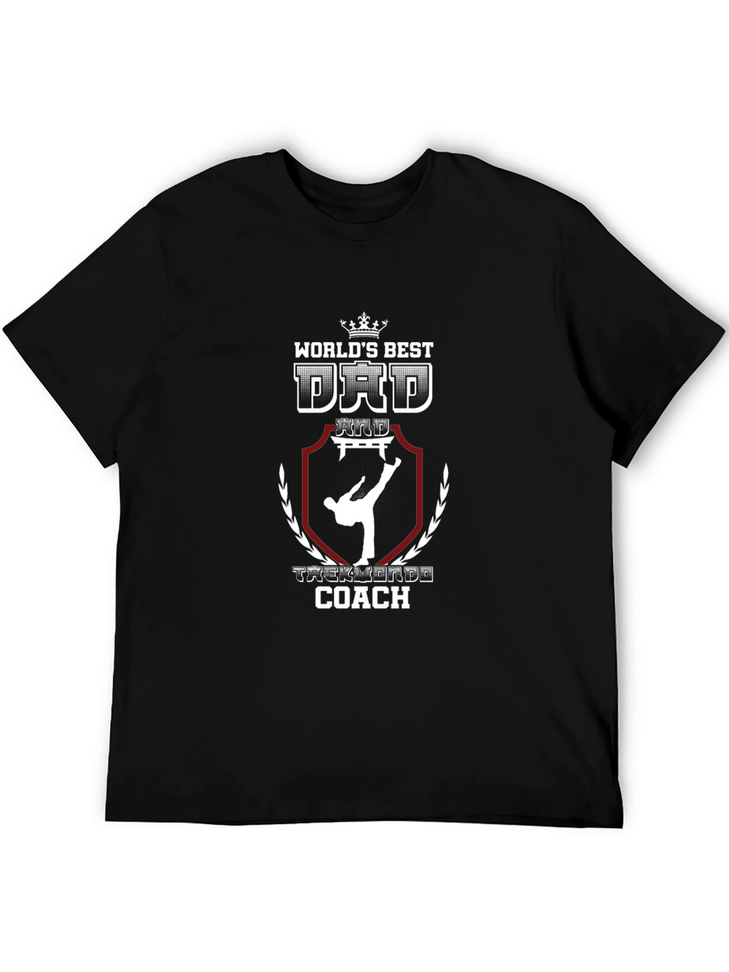 Worlds Best Dad Taekwondo Coach T-Shirt