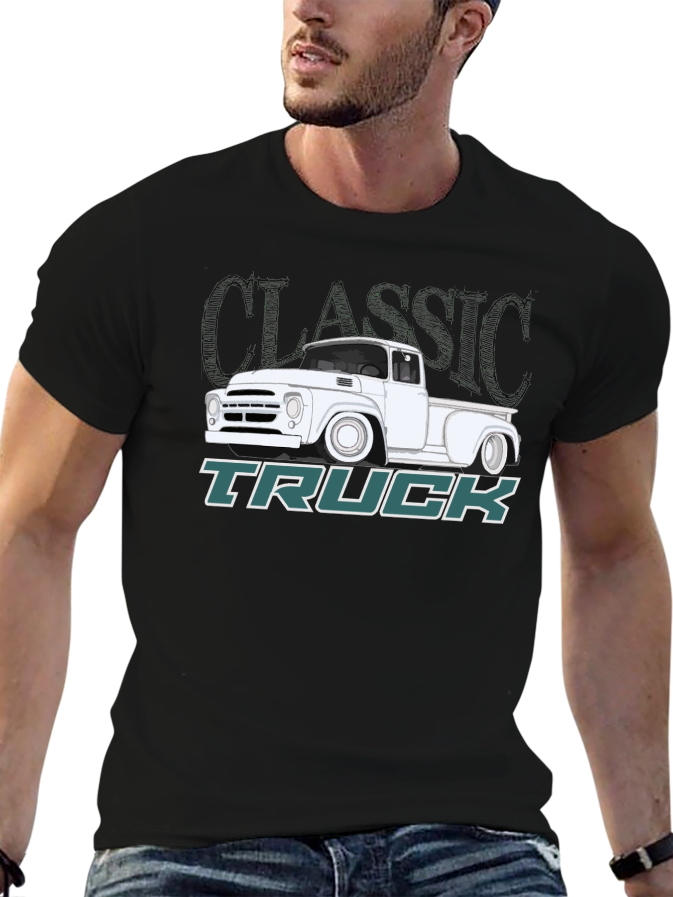 Vintage Truck Graphic Tee - Classic Car T-Shirt