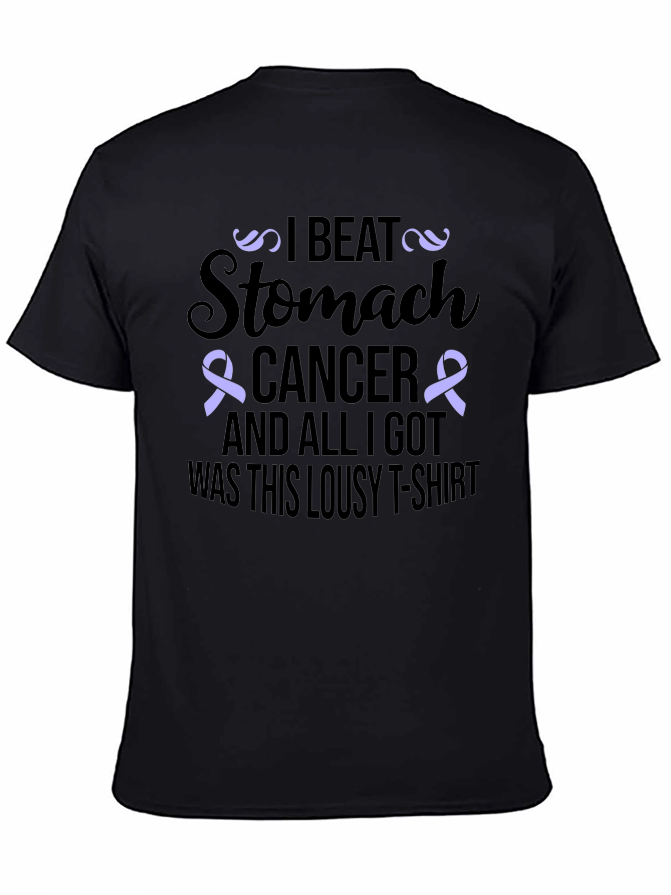 Stomach Cancer Awareness T-Shirt: I Beat Stomach Cancer