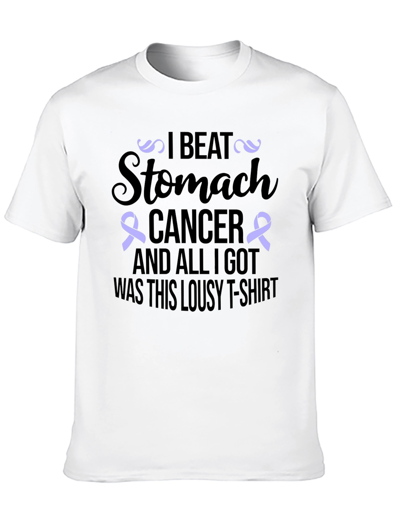 Stomach Cancer Awareness T-Shirt: I Beat Stomach Cancer