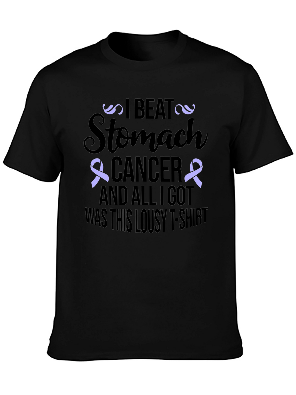 Stomach Cancer Awareness T-Shirt: I Beat Stomach Cancer
