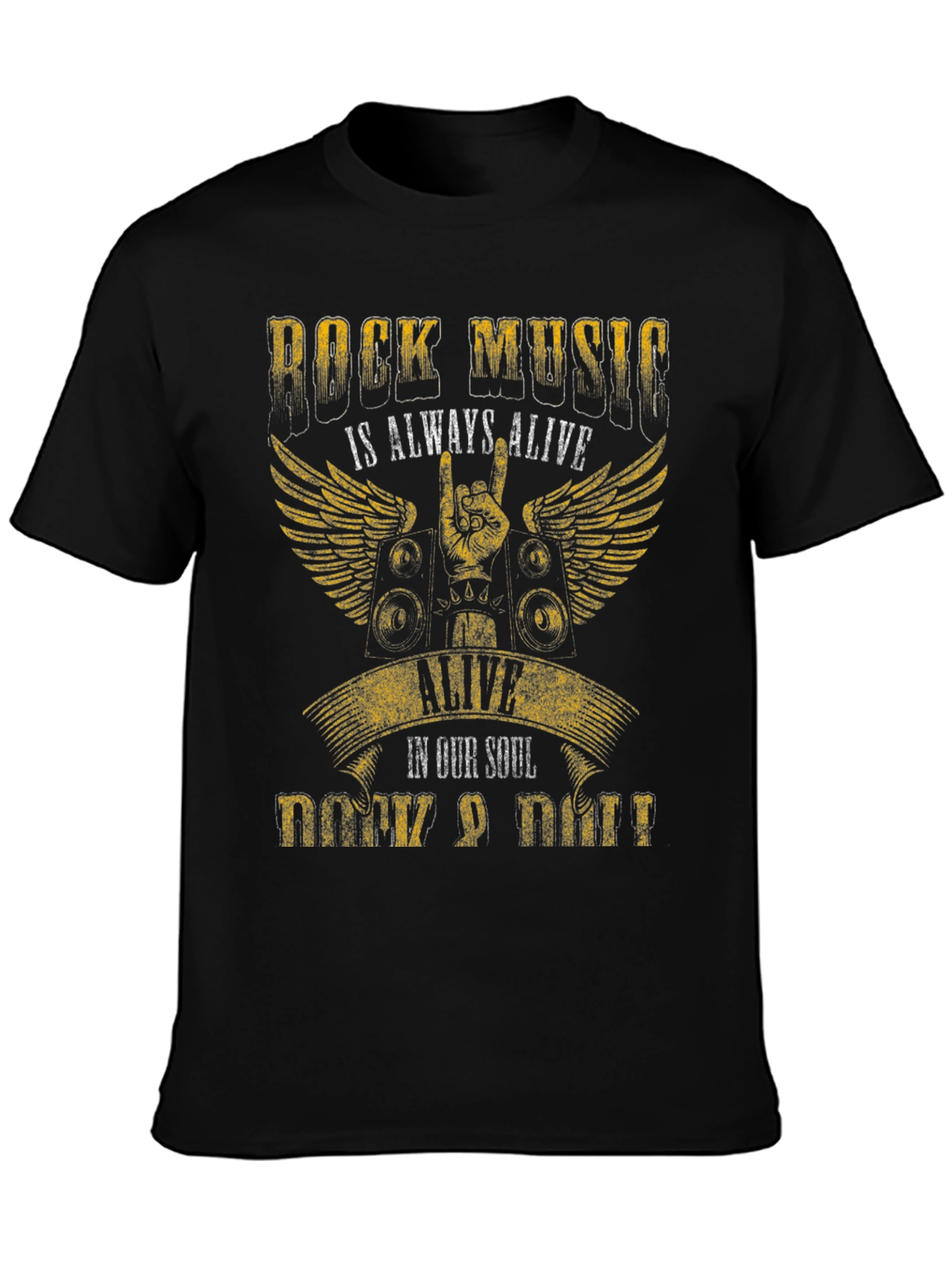 Rock Music T-Shirt - Always Alive in Our Soul