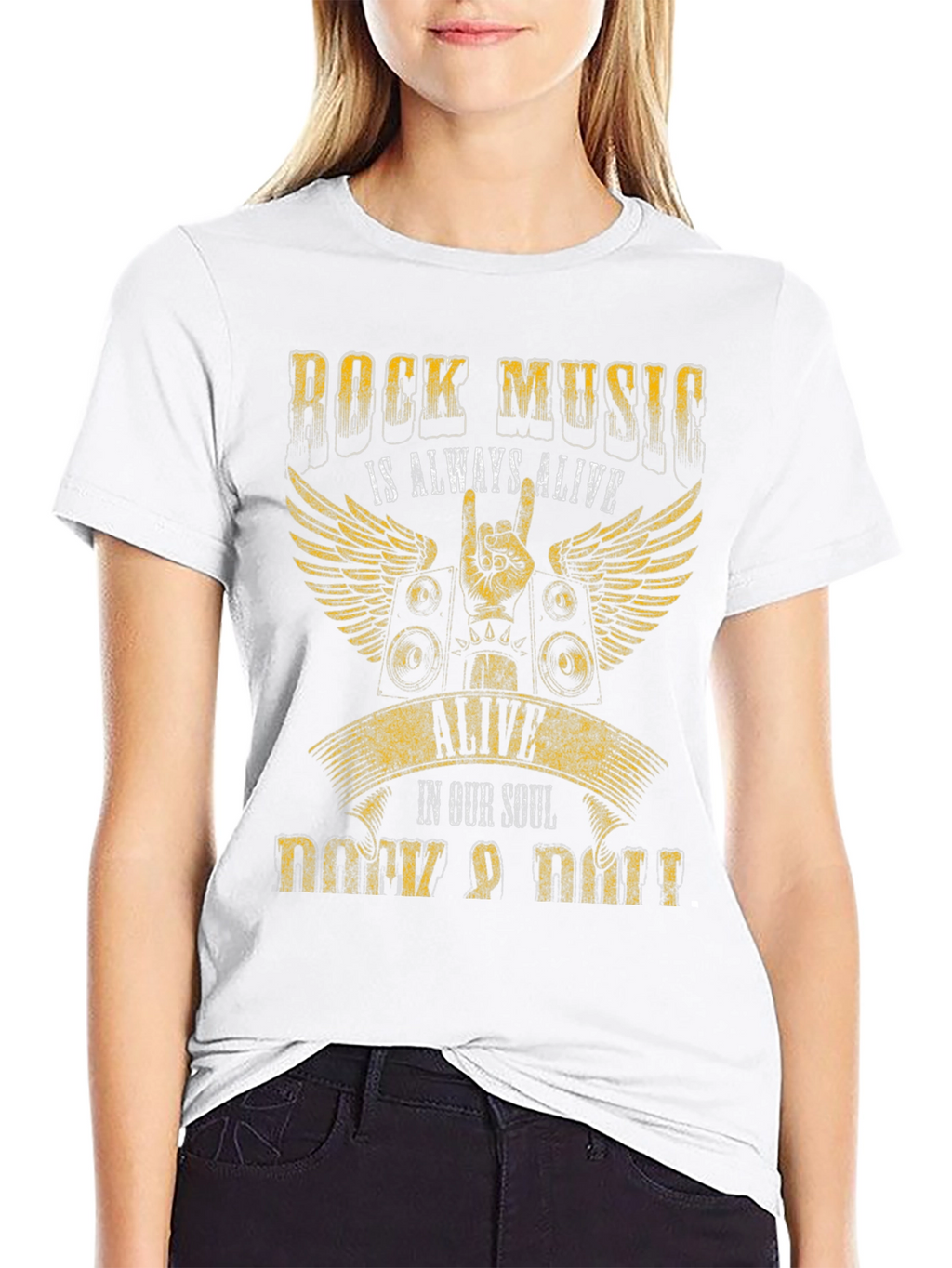 Rock Music T-Shirt - Always Alive in Our Soul