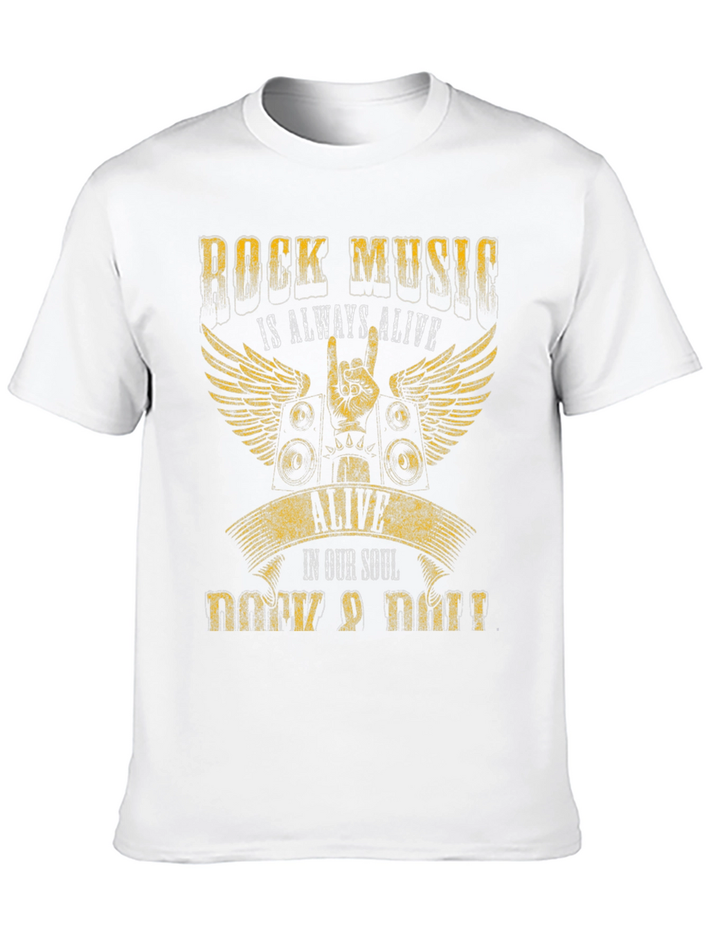Rock Music T-Shirt - Always Alive in Our Soul