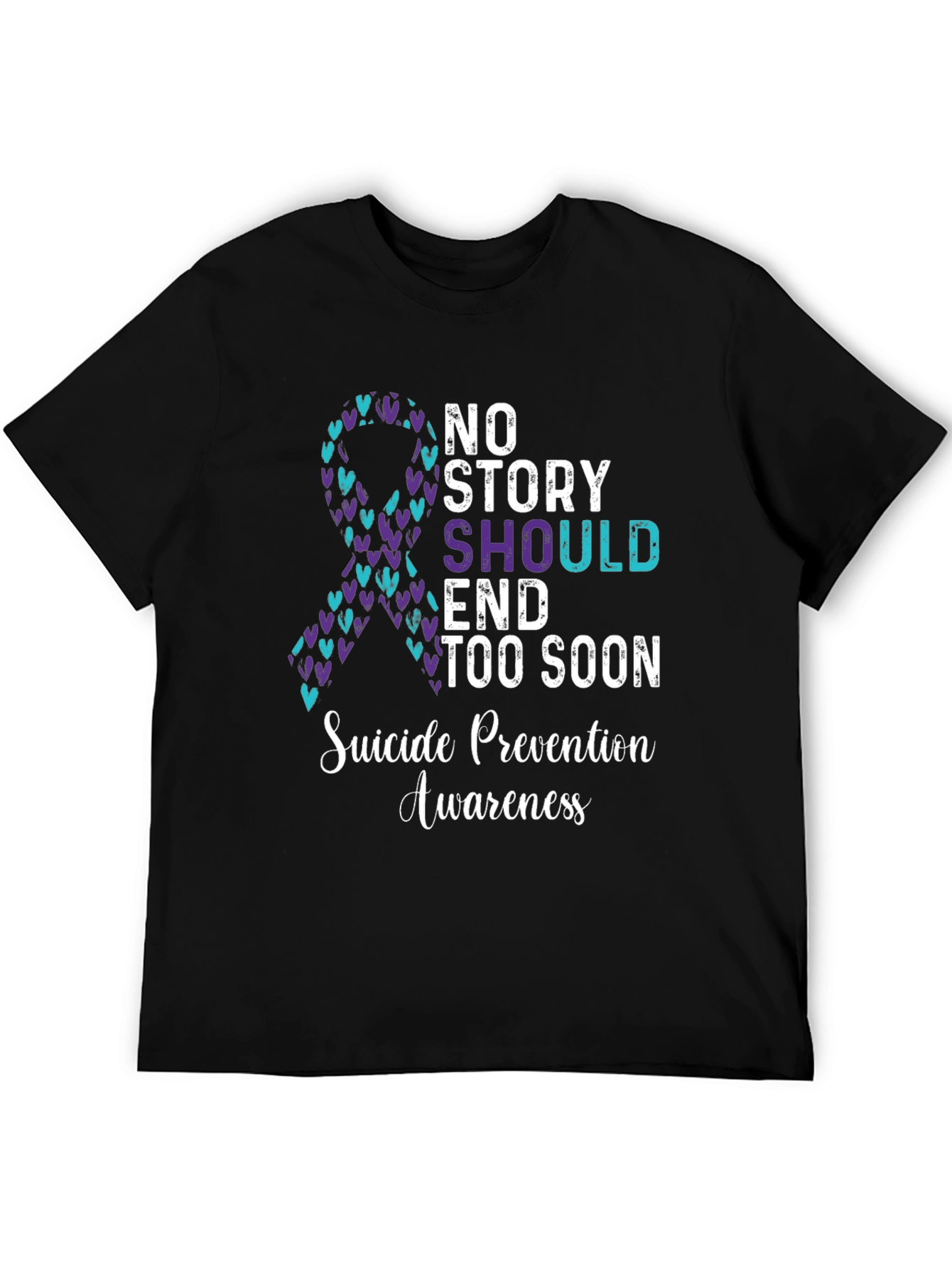 Suicide Prevention Awareness Ribbon T-Shirt