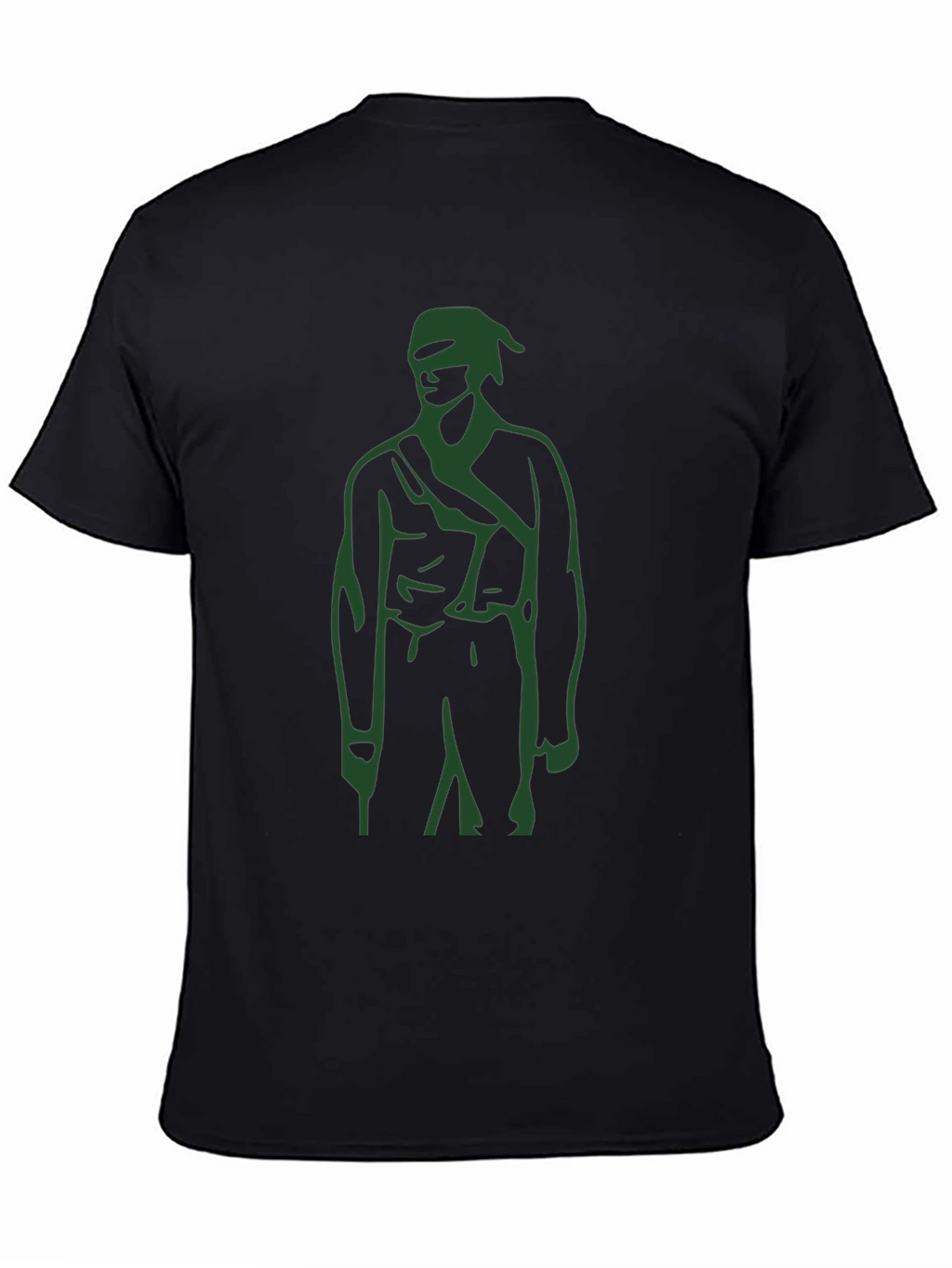 Graphic Tee: Retro Soldier Design