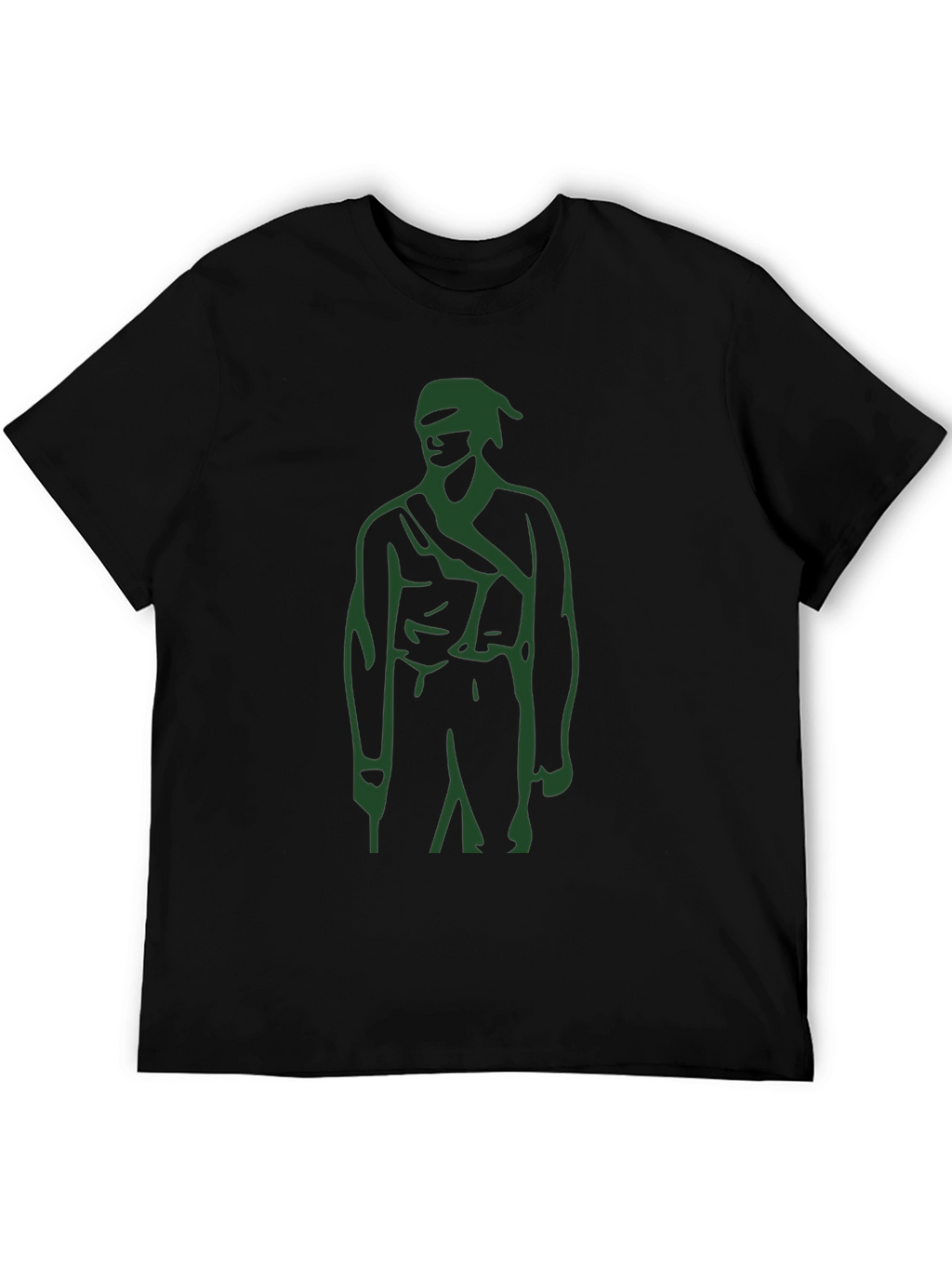 Graphic Tee: Retro Soldier Design