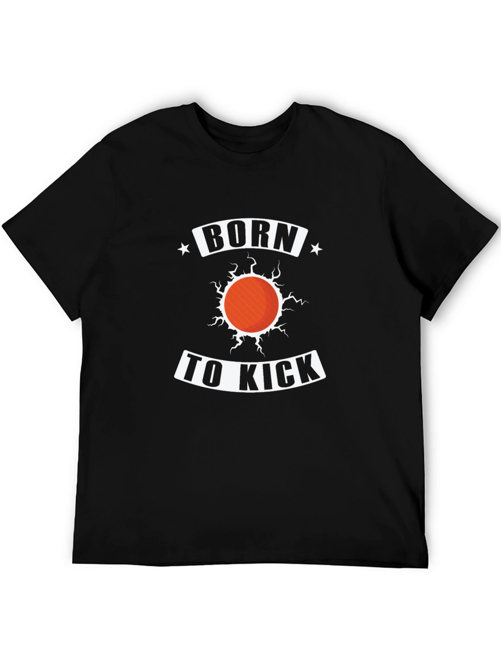 Born to Kick Black Graphic Tee