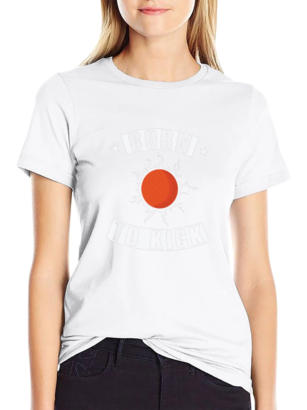 Born to Kick Black Graphic Tee