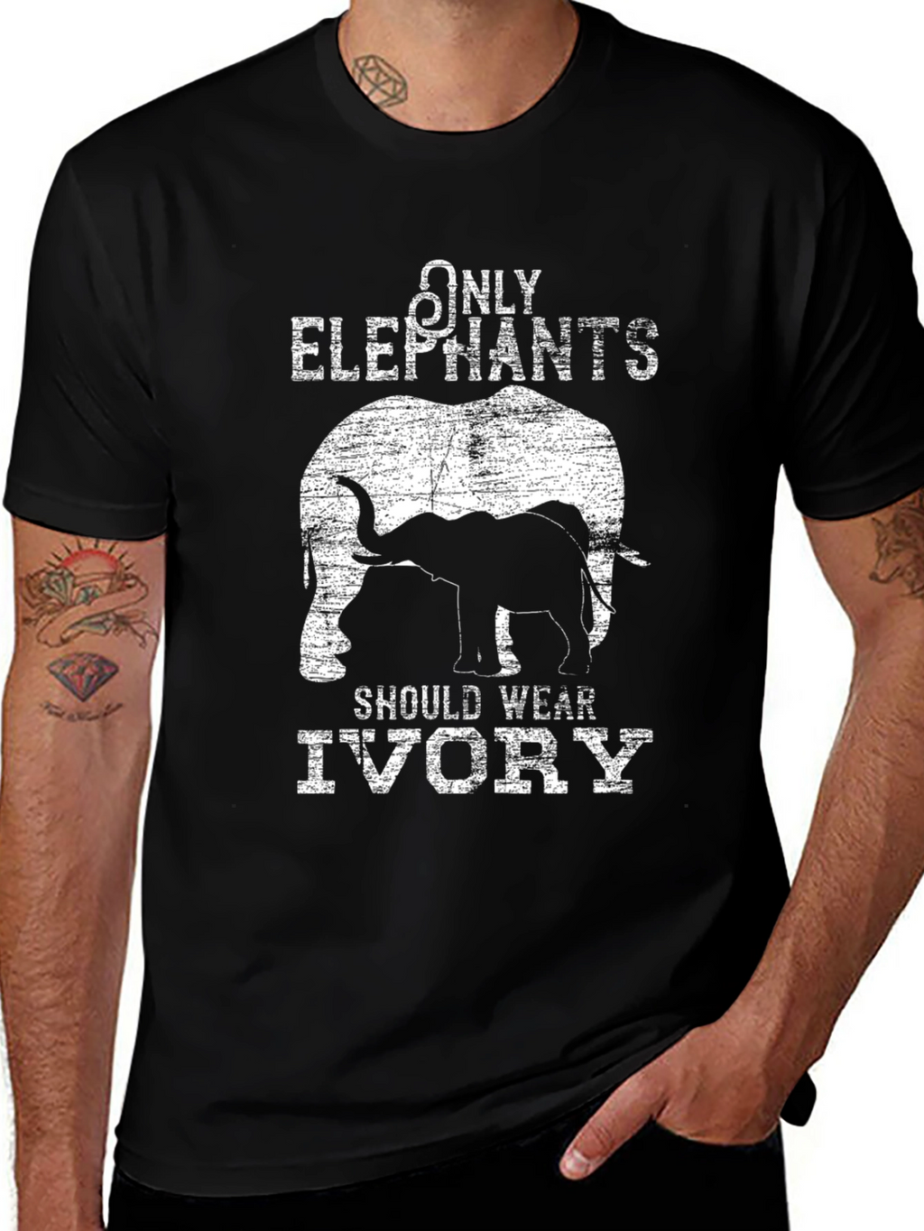 Only Elephants Should Wear Ivory T-Shirt