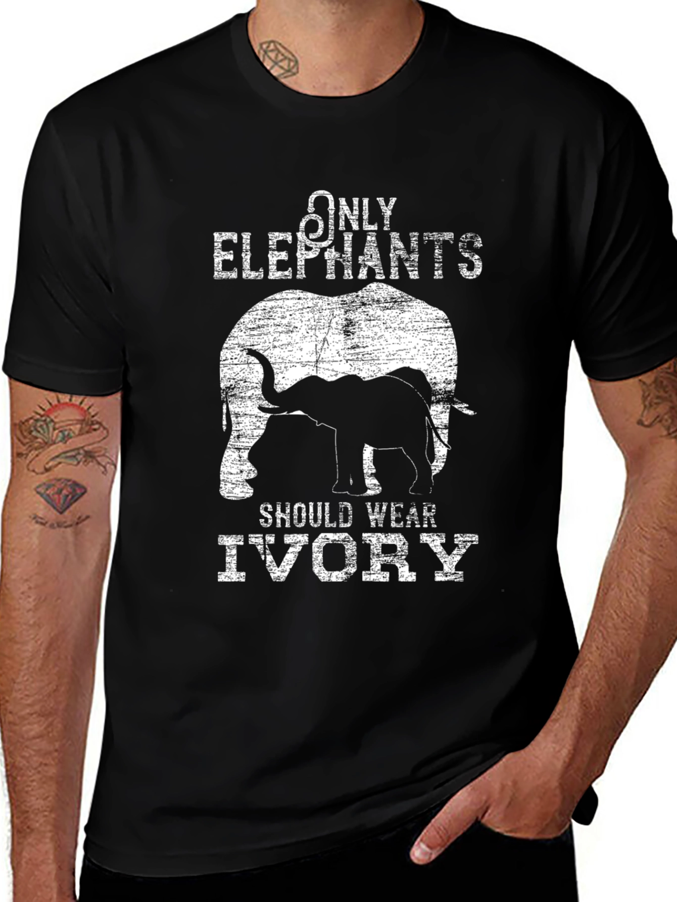 Only Elephants Should Wear Ivory T-Shirt