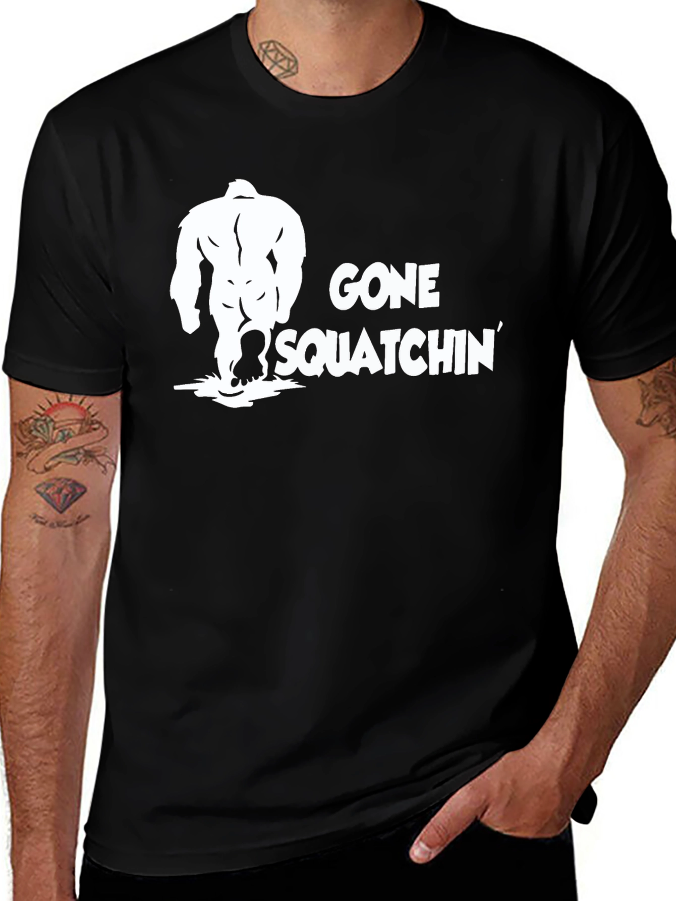 Gone Squatchin T-Shirt - Bigfoot Adventure