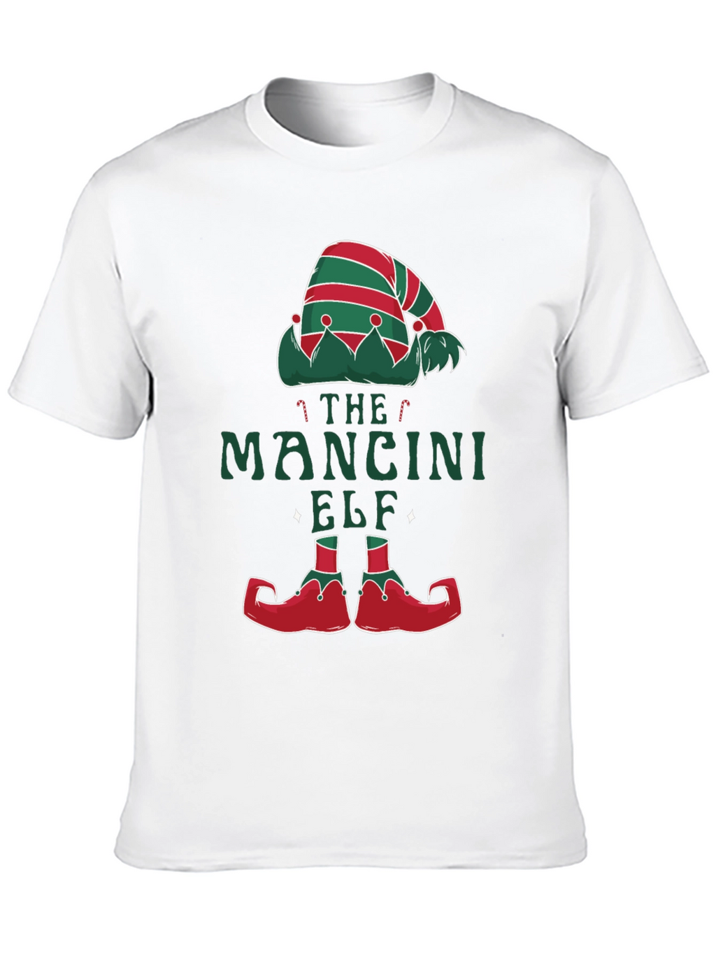 The Mancini Elf Christmas Graphic T-Shirt