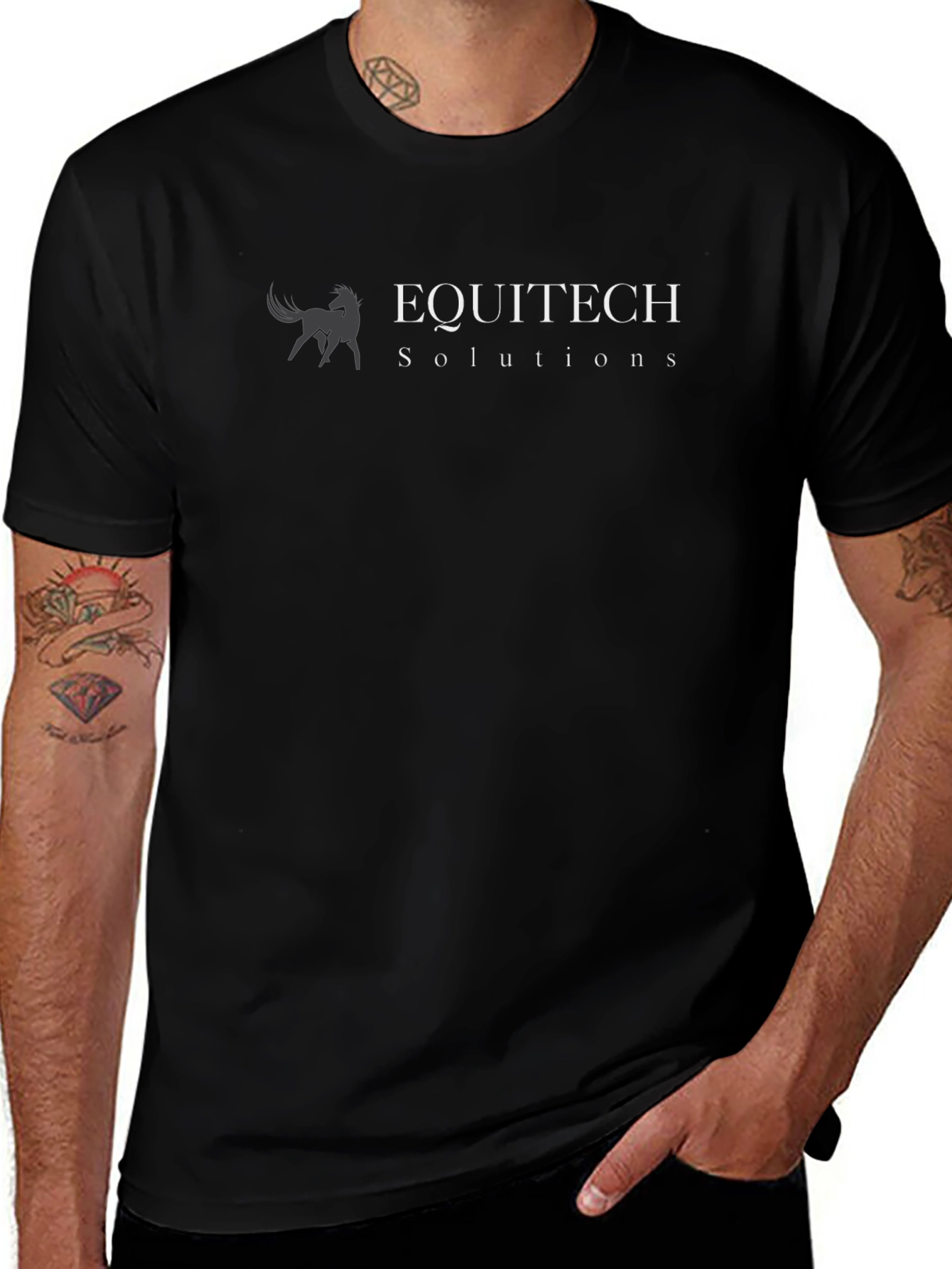 EQUI-TECH Solutions Black T-Shirt