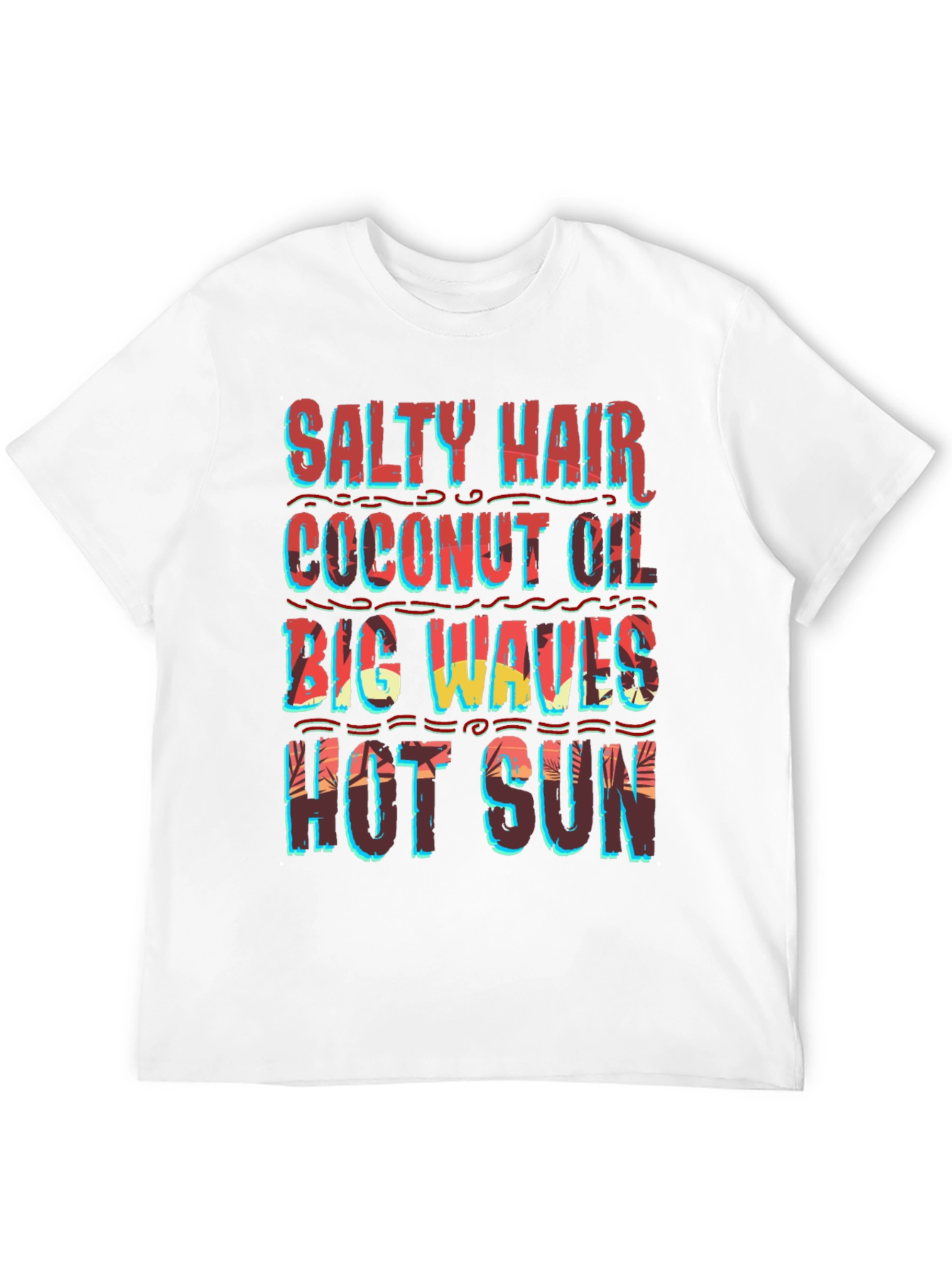 Salty Hair Coconut Oil Graphic Tee
