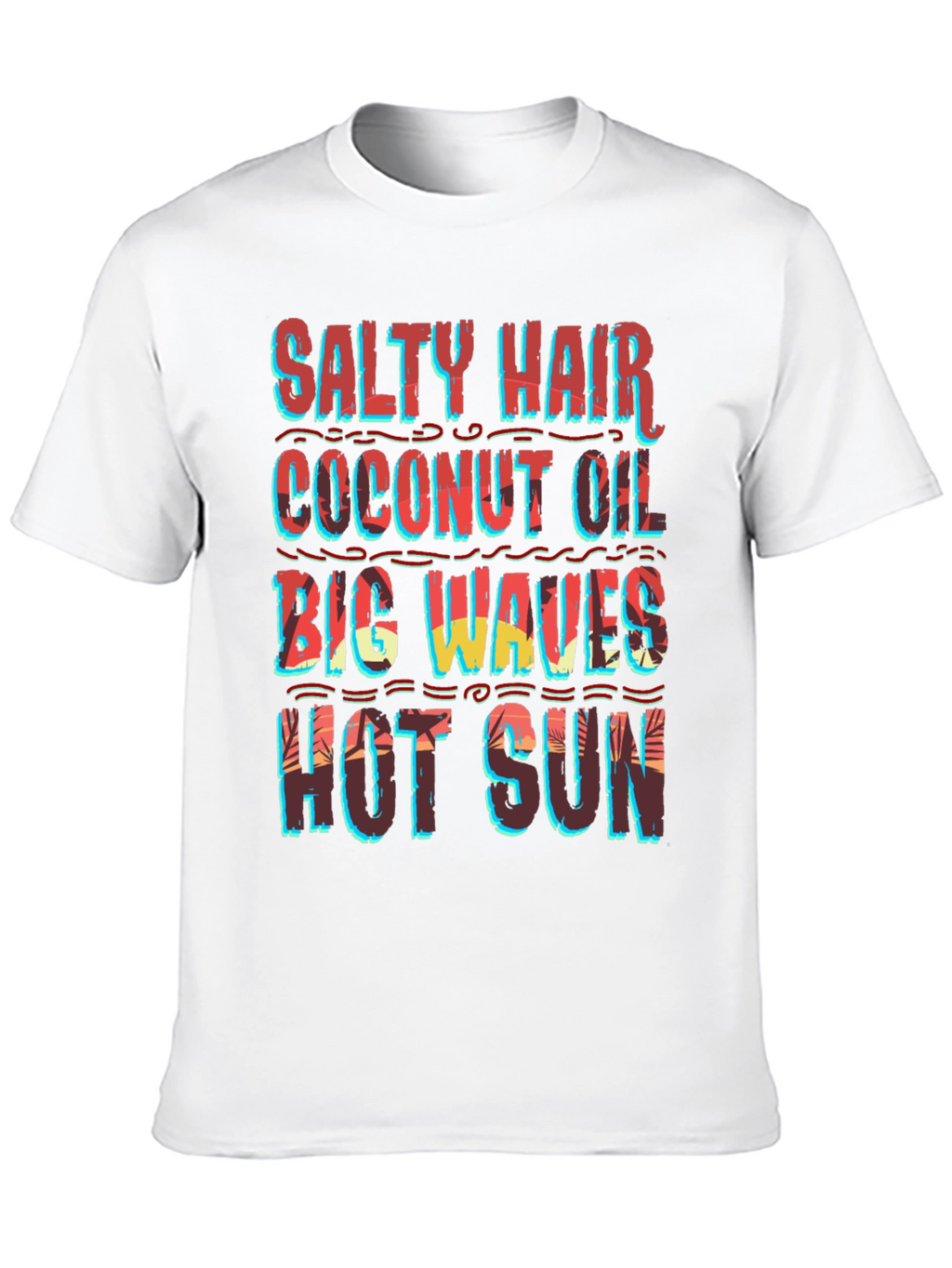 Salty Hair Coconut Oil Graphic Tee