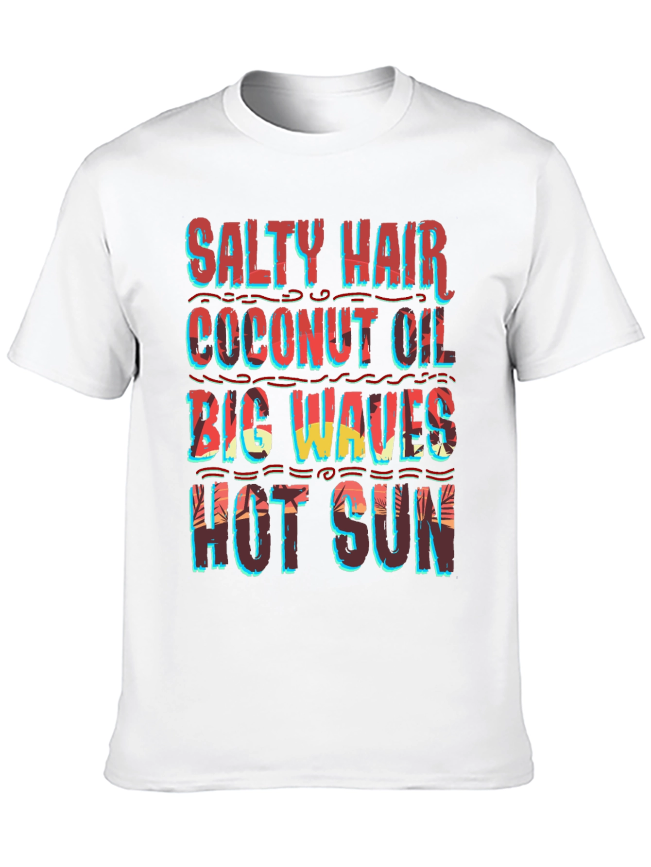 Salty Hair Coconut Oil Graphic Tee