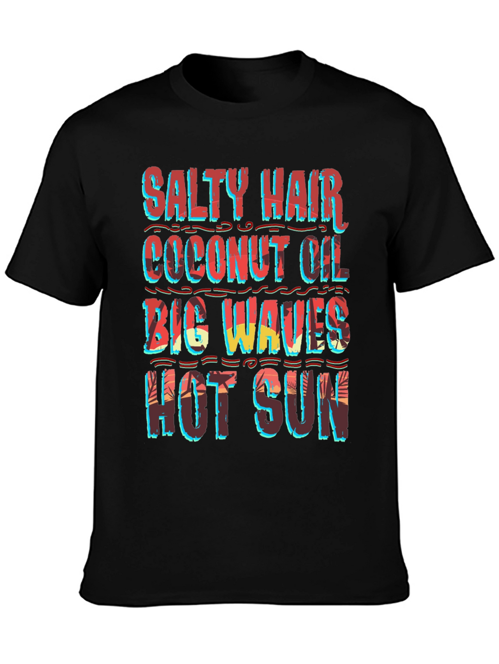 Salty Hair Coconut Oil Graphic Tee