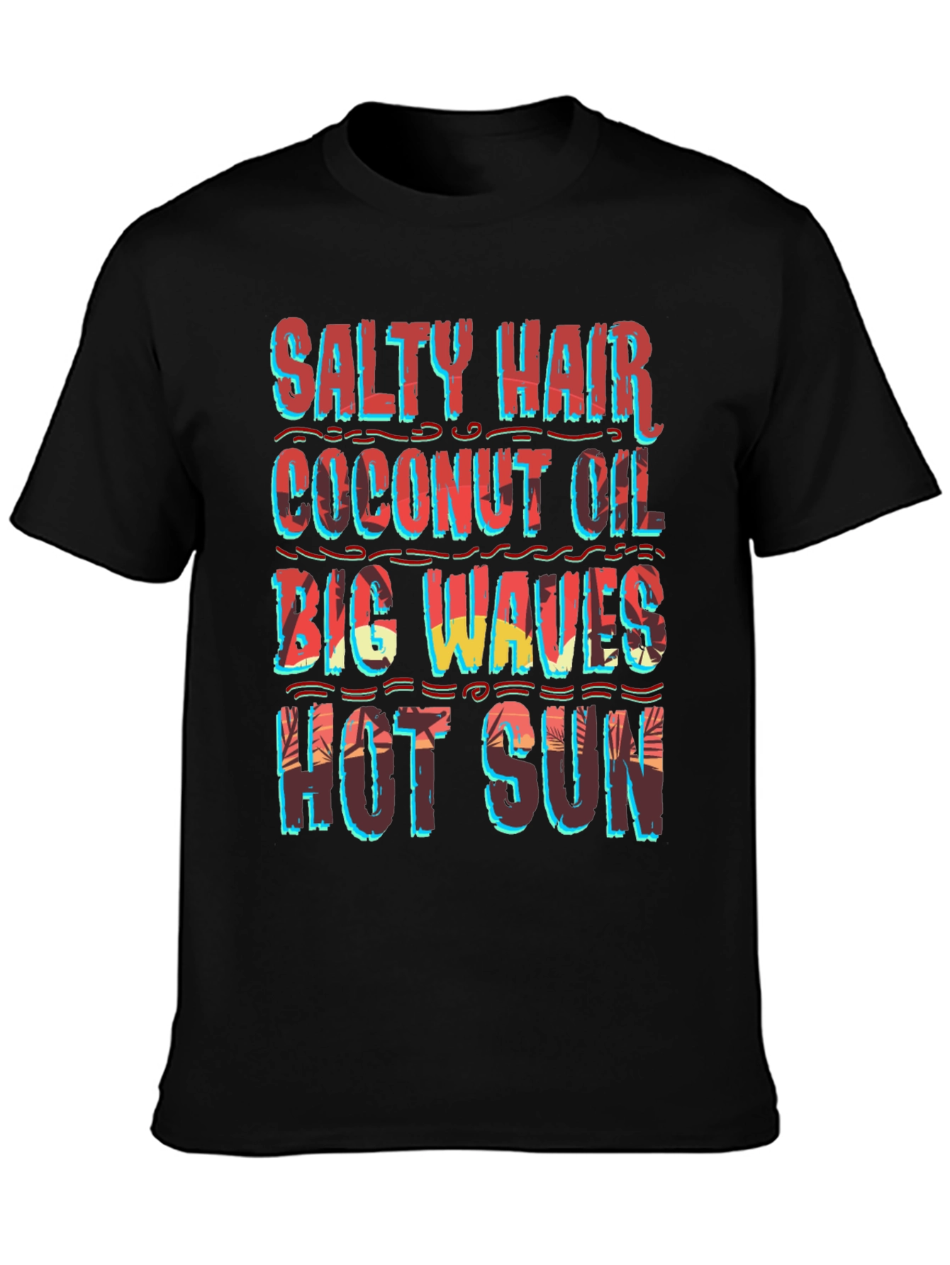 Salty Hair Coconut Oil Graphic Tee