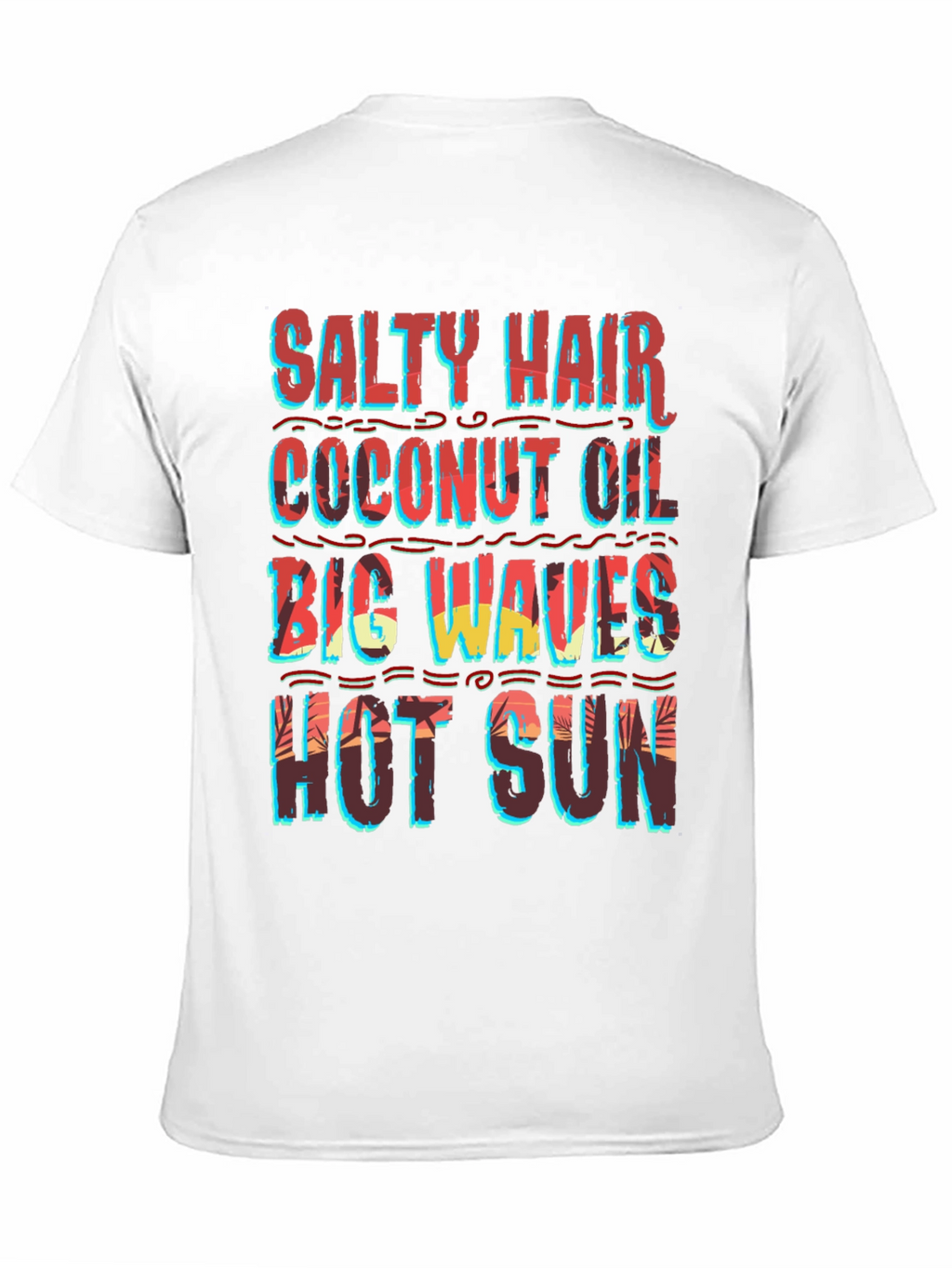 Salty Hair Coconut Oil Graphic Tee