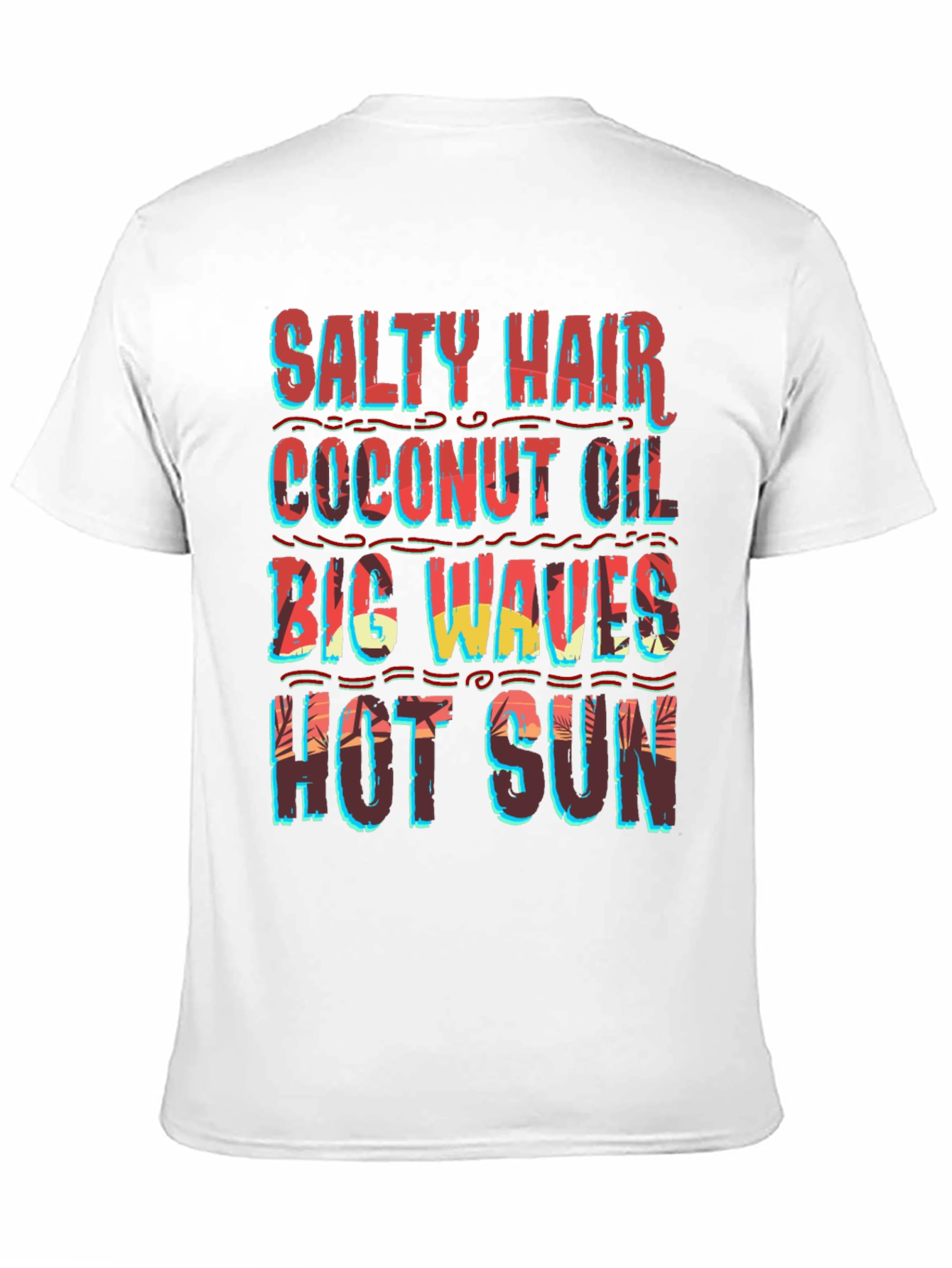 Salty Hair Coconut Oil Graphic Tee