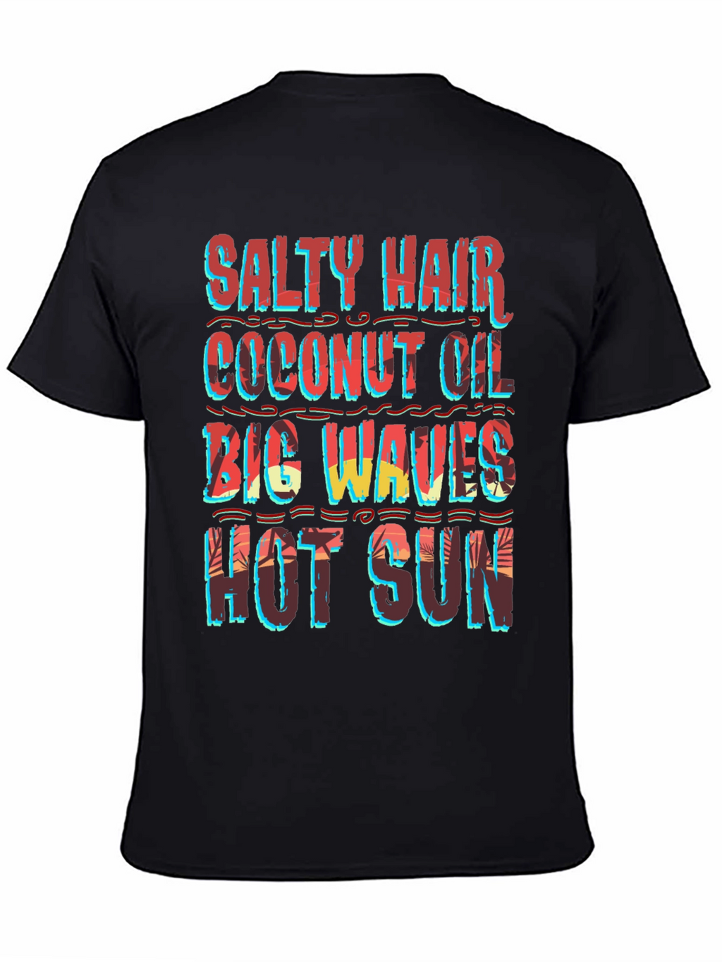 Salty Hair Coconut Oil Graphic Tee