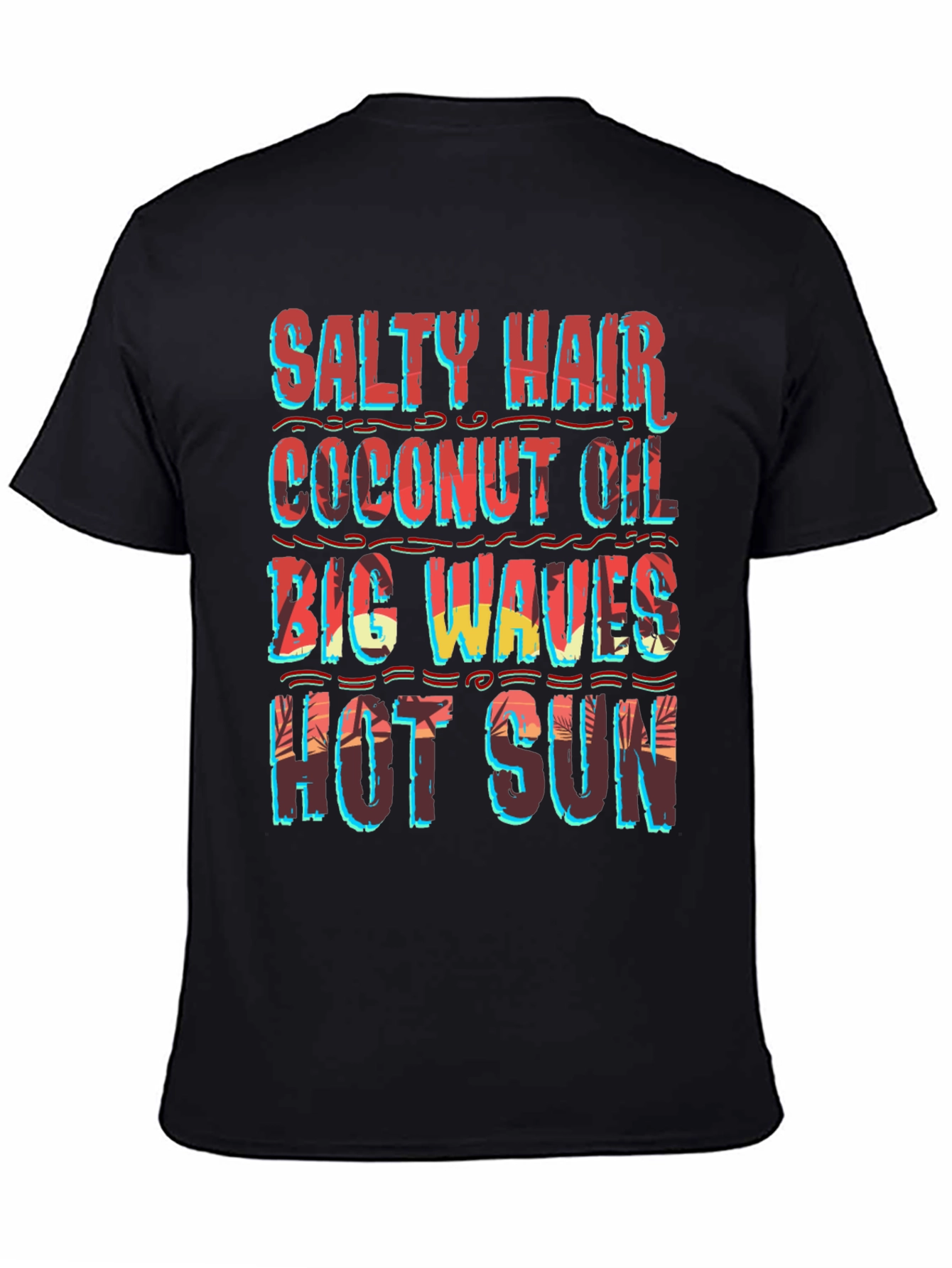Salty Hair Coconut Oil Graphic Tee