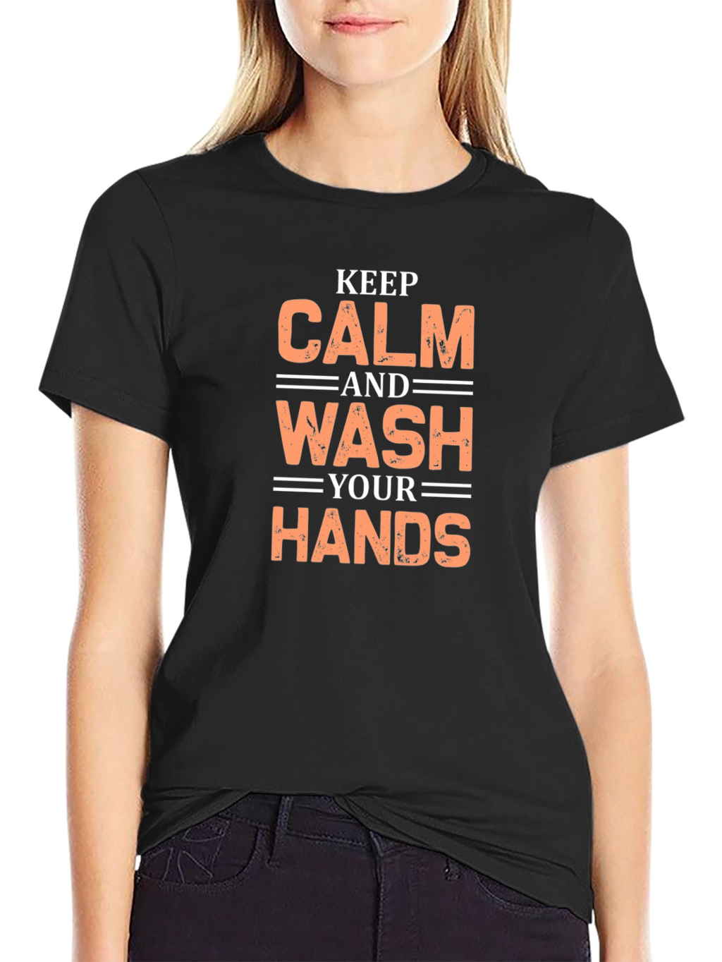 Keep Calm and Wash Your Hands Graphic Tee