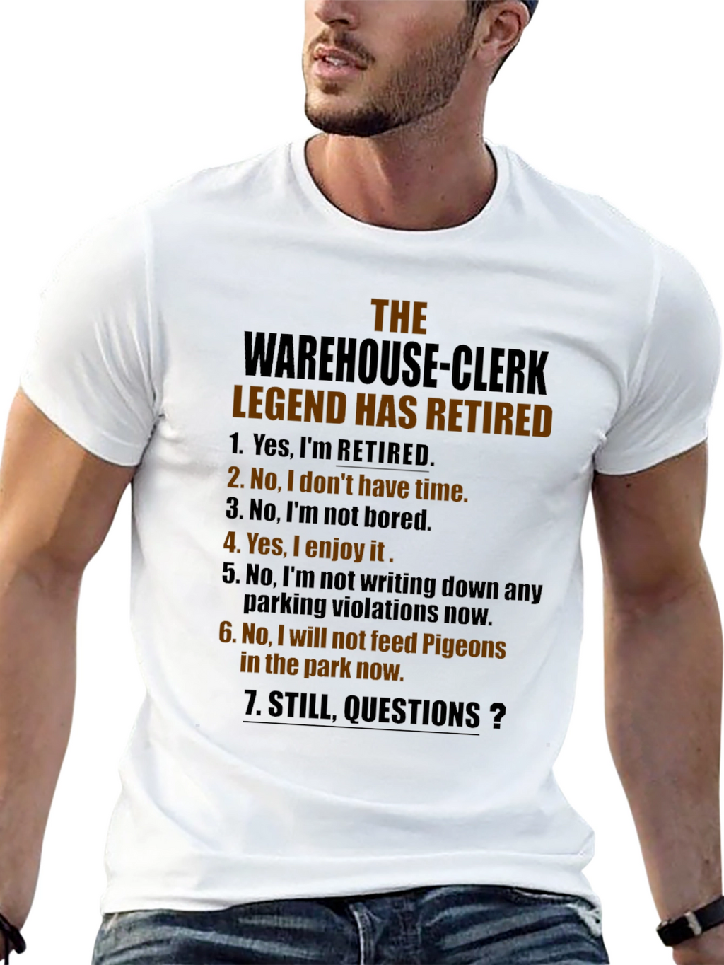 Warehouse Clerk Legend Retired Graphic Tee