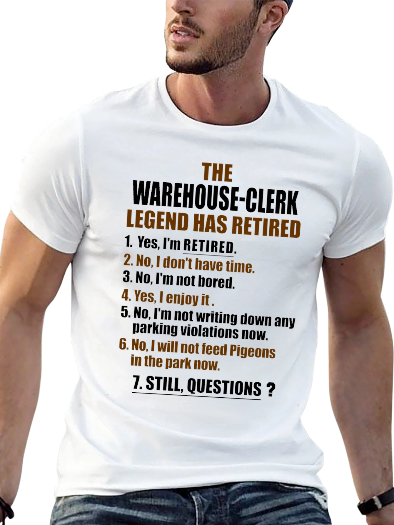 Warehouse Clerk Legend Retired Graphic Tee