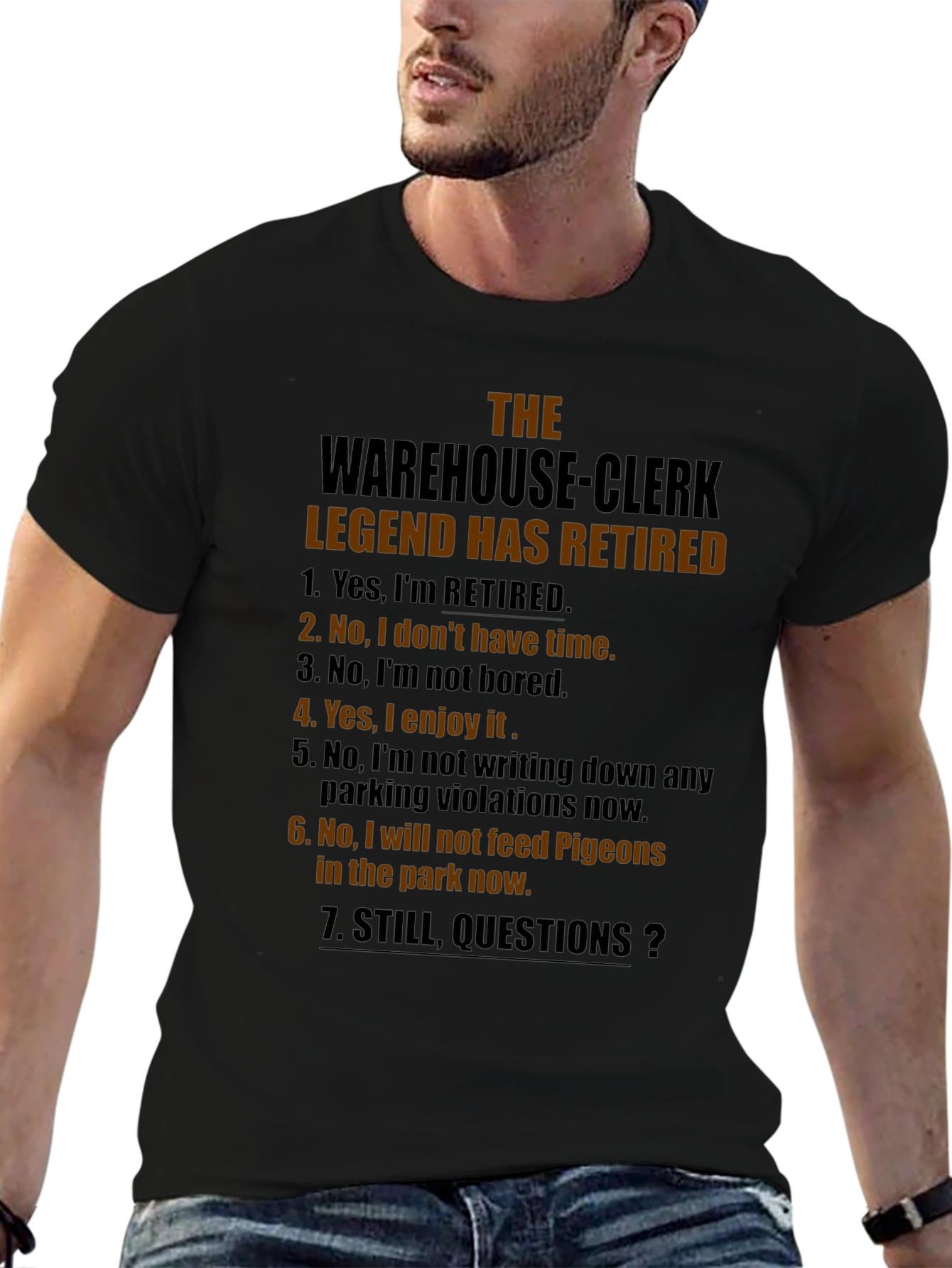Warehouse Clerk Legend Retired Graphic Tee