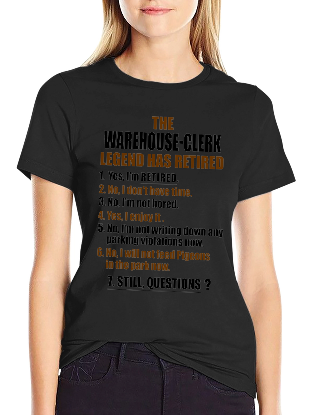 Warehouse Clerk Legend Retired Graphic Tee