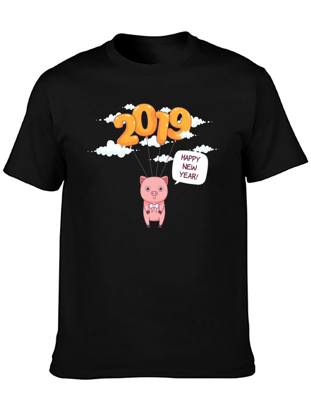 2019 Pig Happy New Year T-Shirt