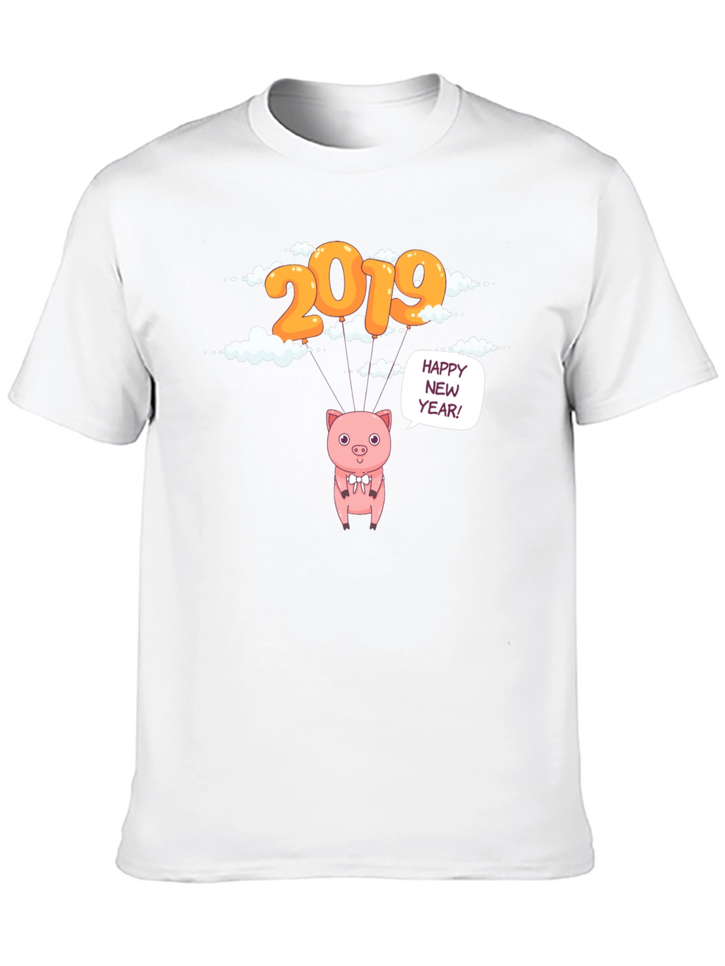 2019 Pig Happy New Year T-Shirt